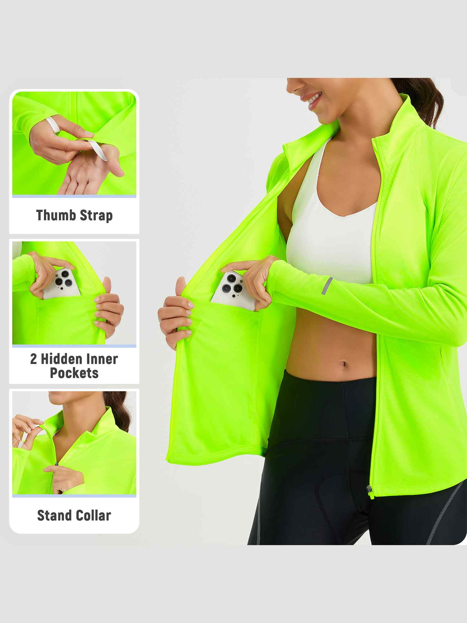 Women's Sun Protection Full Zip Jacket - Image 5