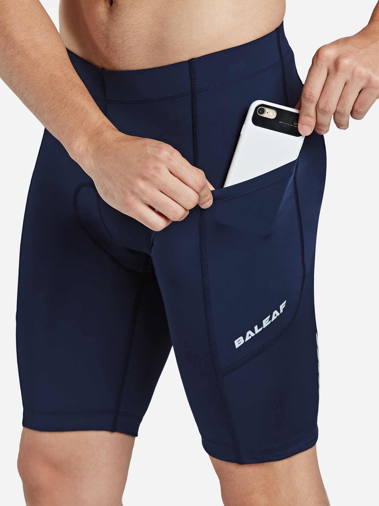 Men's UPF 50+ Cycling Shorts With Side Pockets - Image 14