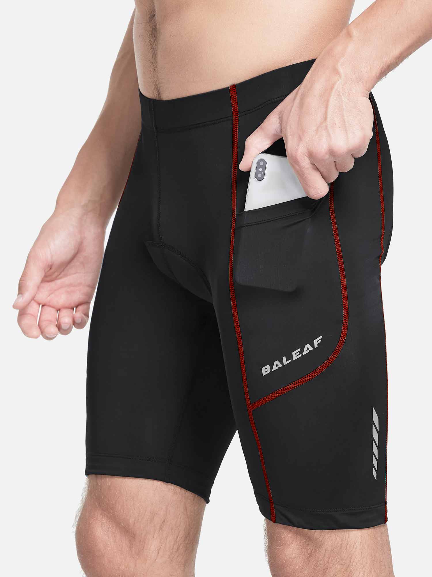 Men's UPF 50+ Cycling Shorts With Side Pockets - Image 20