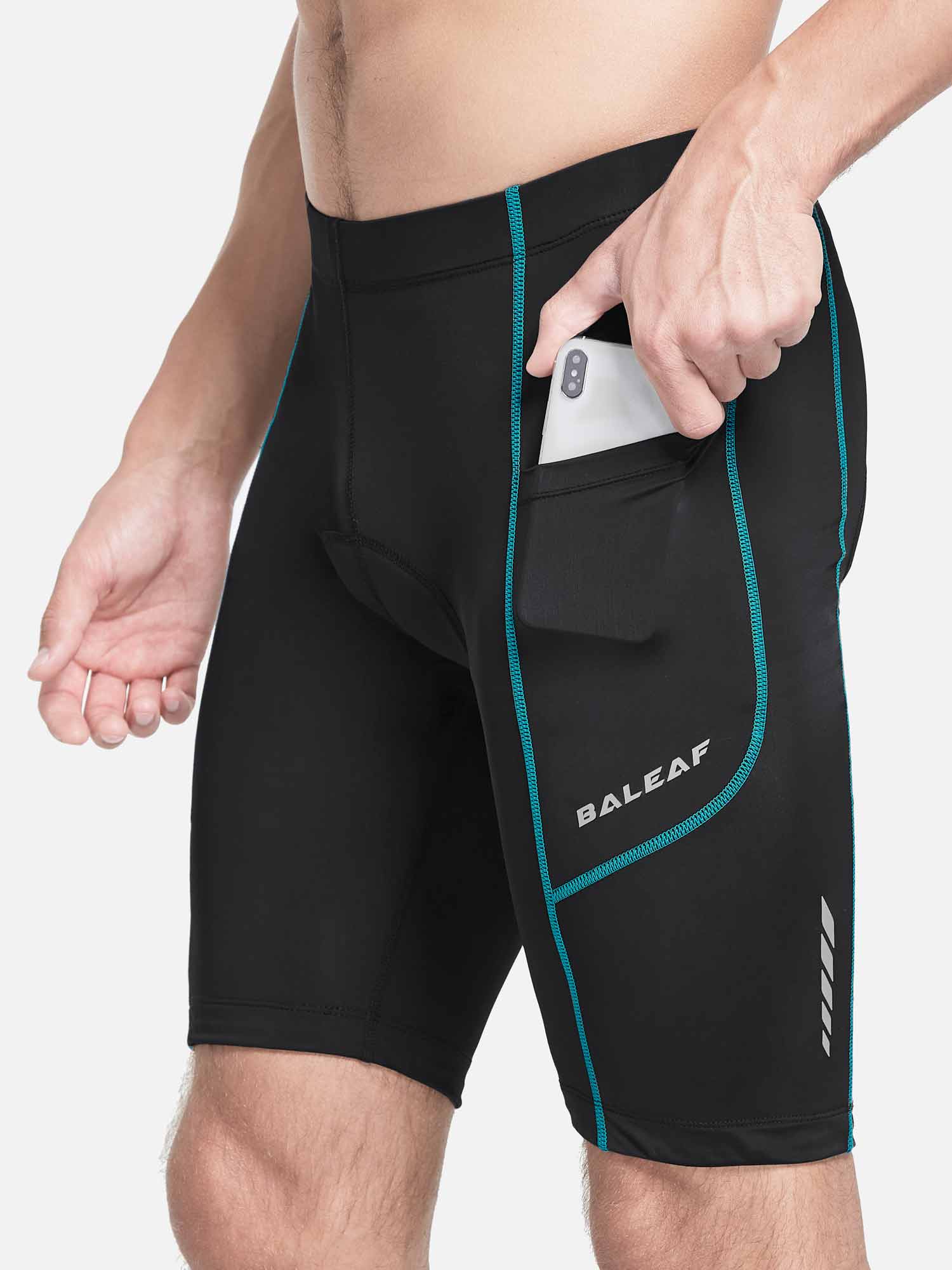 Men's UPF 50+ Cycling Shorts With Side Pockets - Image 32