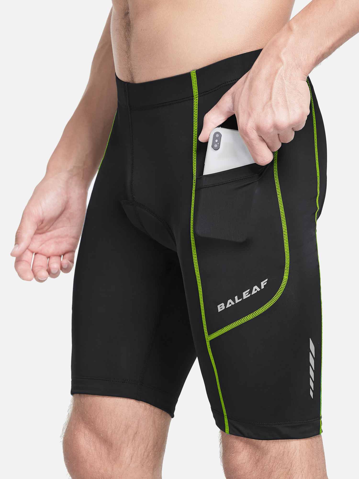 Men's UPF 50+ Cycling Shorts With Side Pockets - Image 38