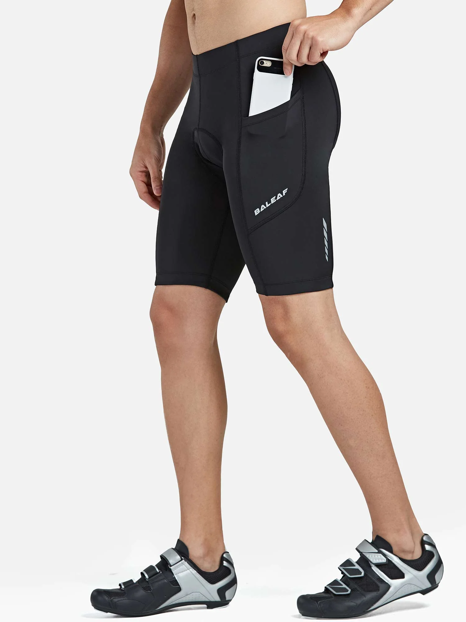 Men's UPF 50+ Cycling Shorts With Side Pockets - Image 4