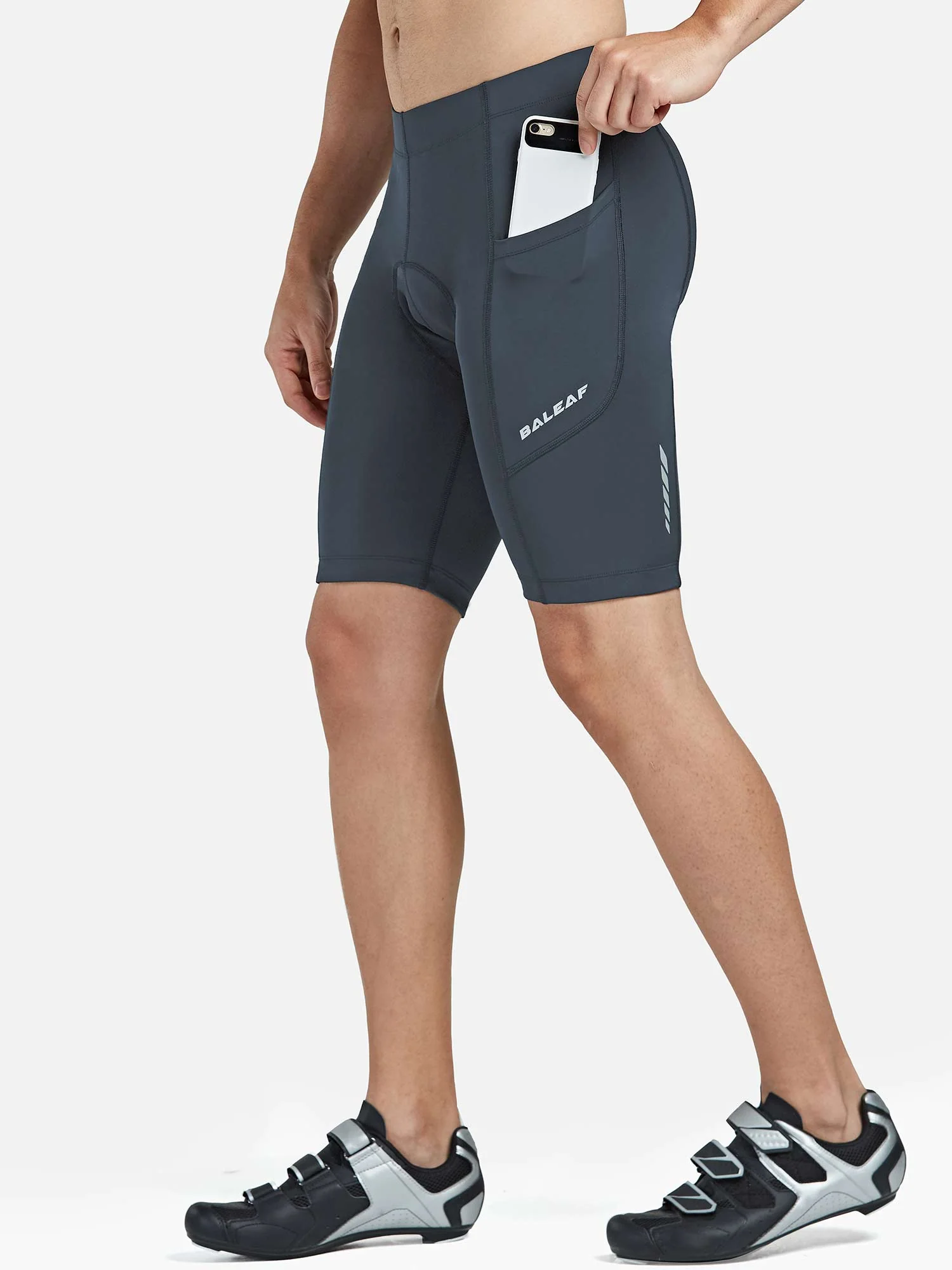 Men's UPF 50+ Cycling Shorts With Side Pockets - Image 46