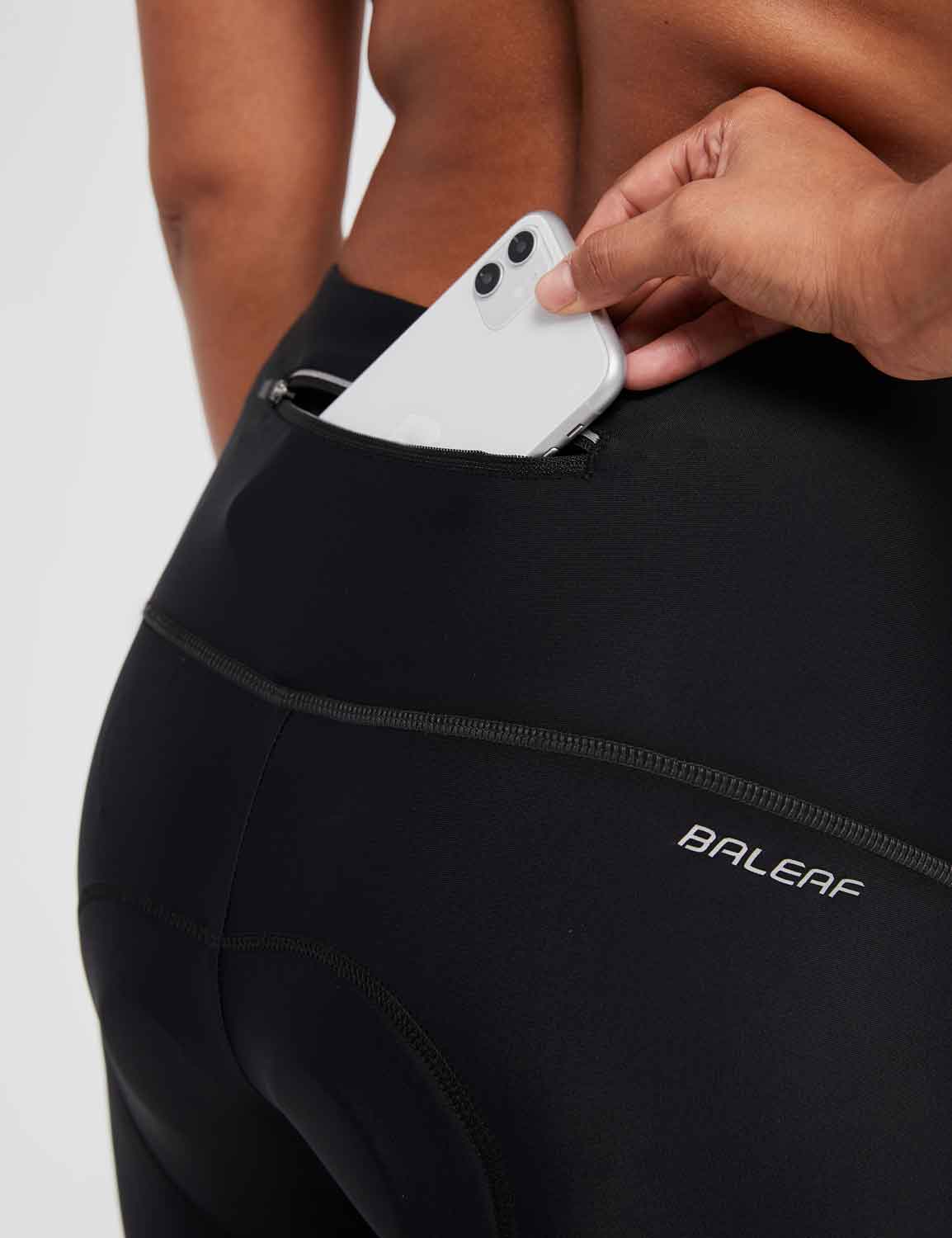 Women's UPF 50+ High-Waisted Padded Cycling Capris - Image 26
