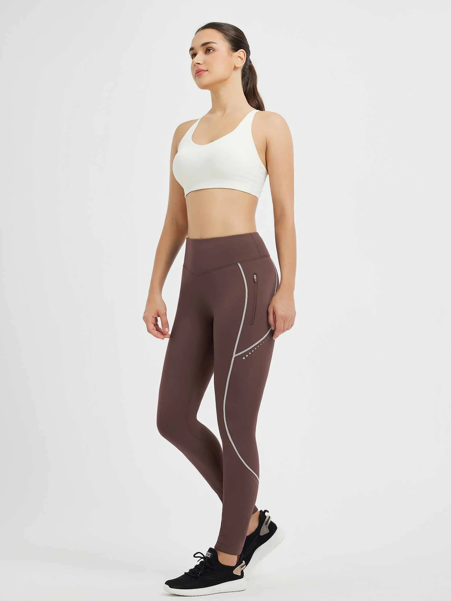 Cycling Waterproof Seamless Fleece Leggings - Image 19
