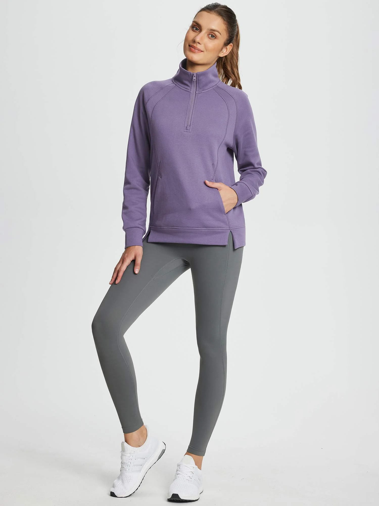 Evergreen Cozy Fleece Half-Zip Pullover - Image 26