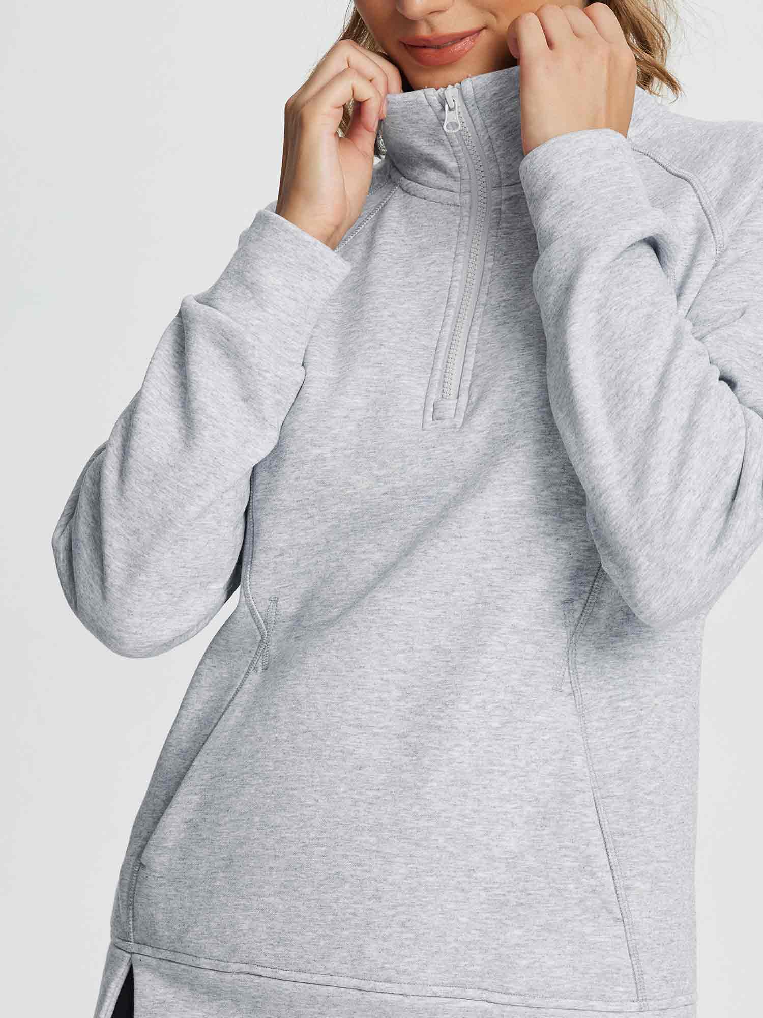 Evergreen Cozy Fleece Half-Zip Pullover - Image 3