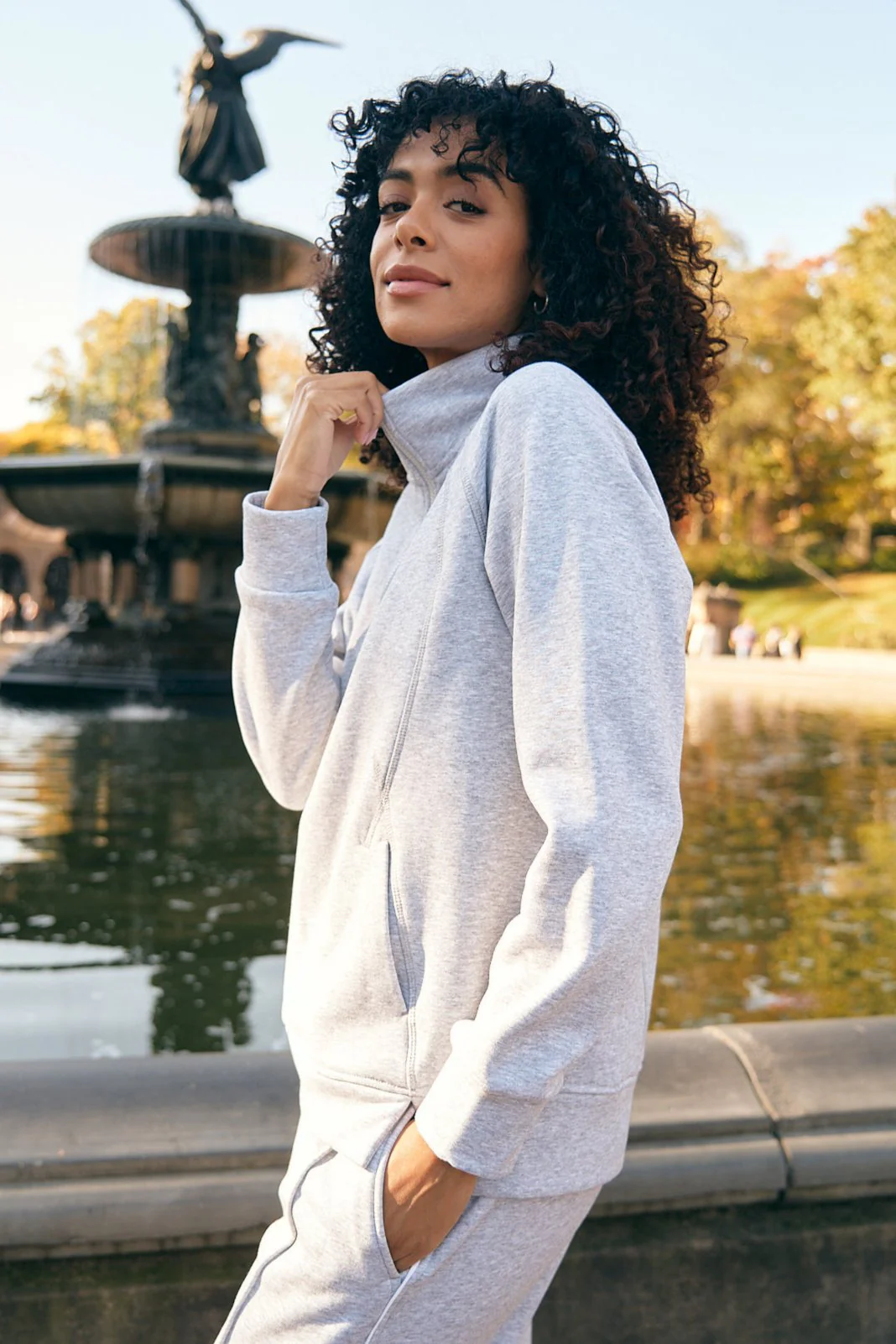 Evergreen Cozy Fleece Half-Zip Pullover - Image 8