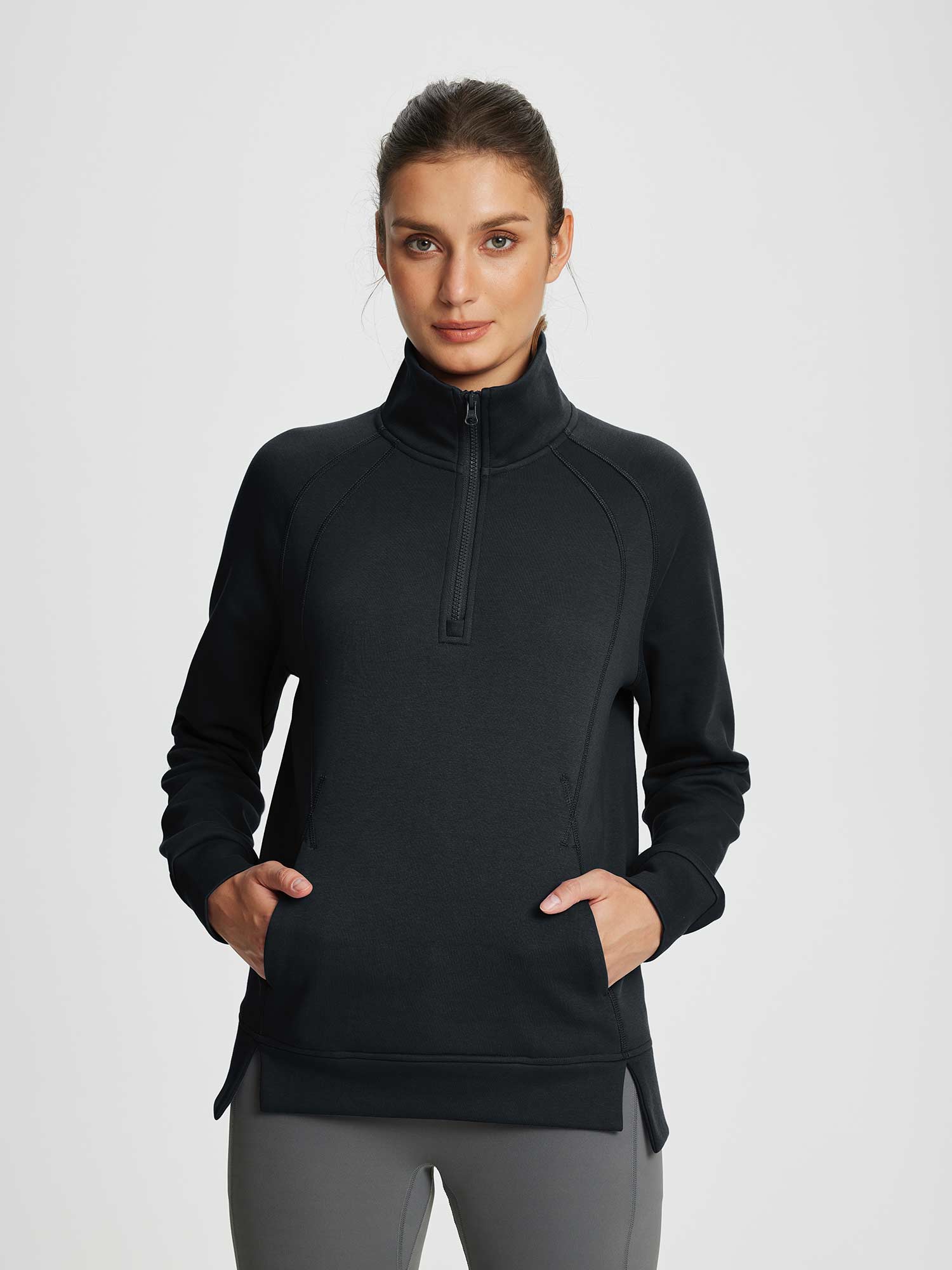 Evergreen Cozy Fleece Half-Zip Pullover - Image 9