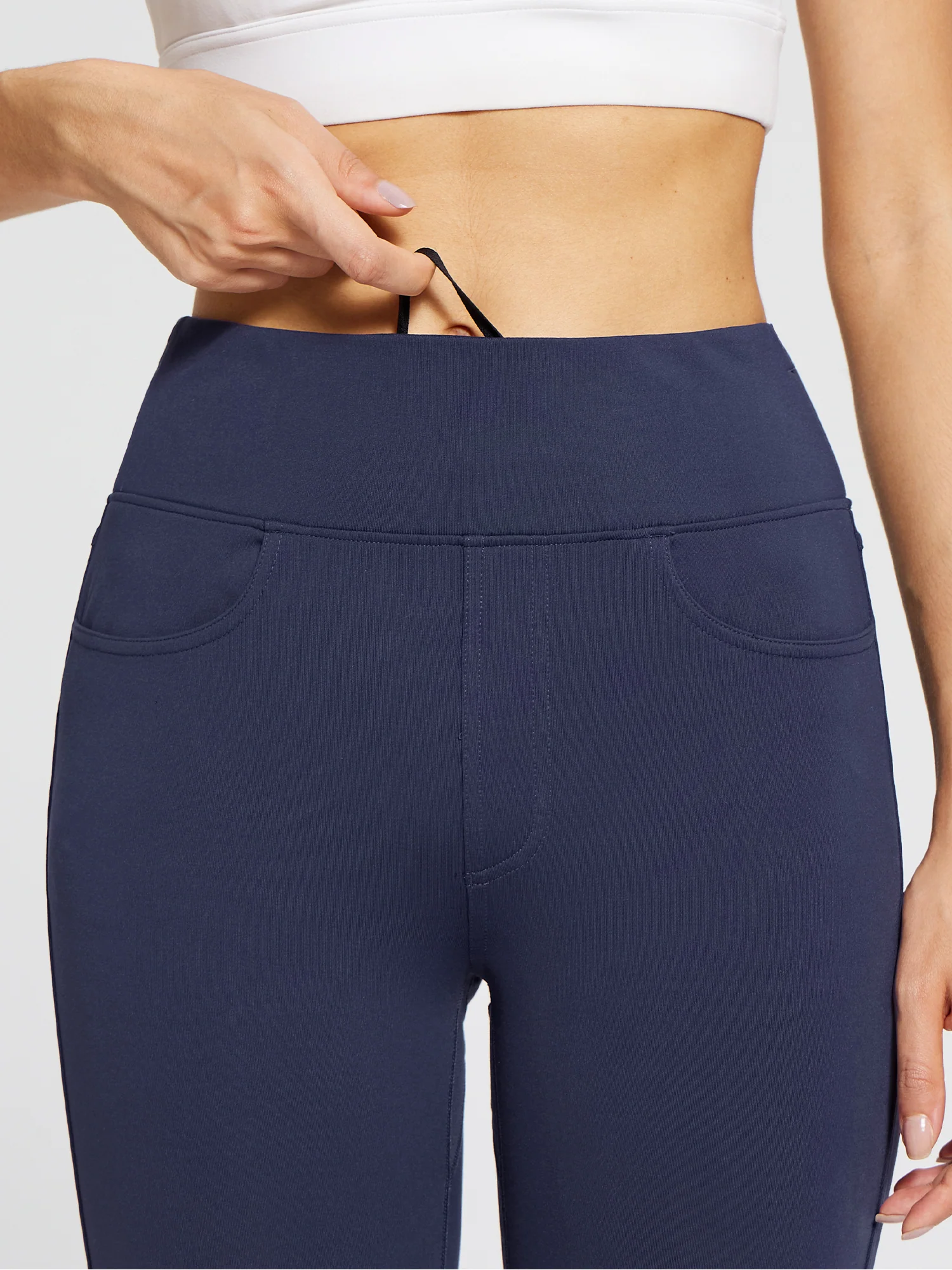 Laureate Fleece-Lined Denim Leggings - Image 12
