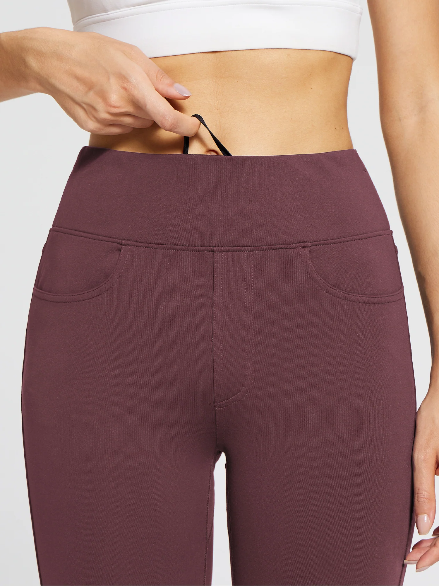 Laureate Fleece-Lined Denim Leggings - Image 4