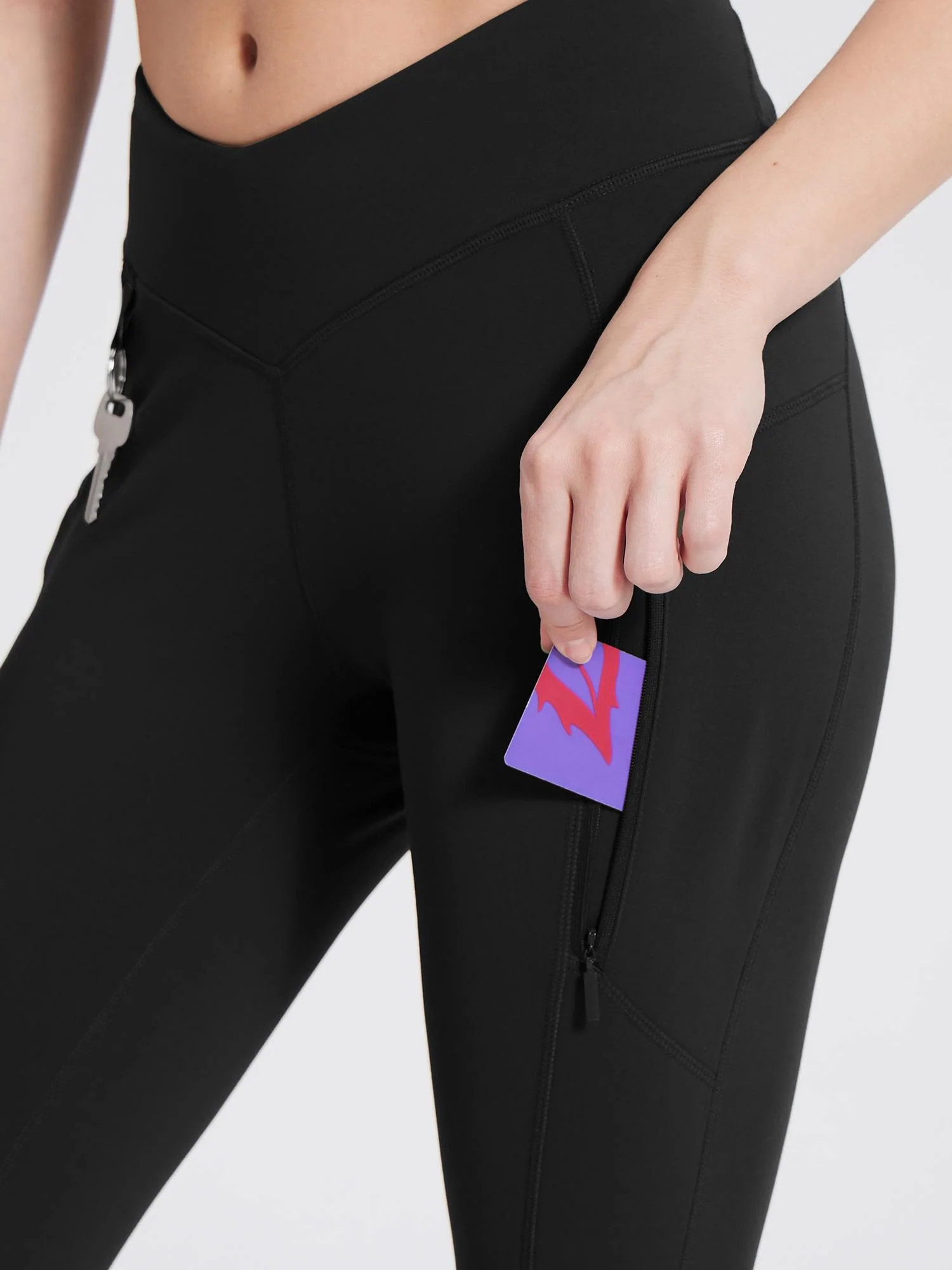 Fleece-Lined Multi-Pocket Hiking Leggings - Image 10