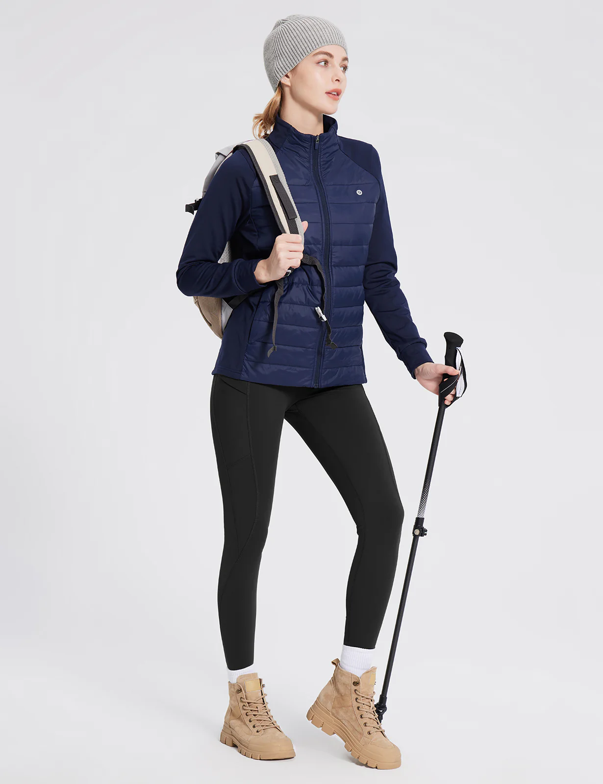 Fleece-Lined Multi-Pocket Hiking Leggings - Image 12