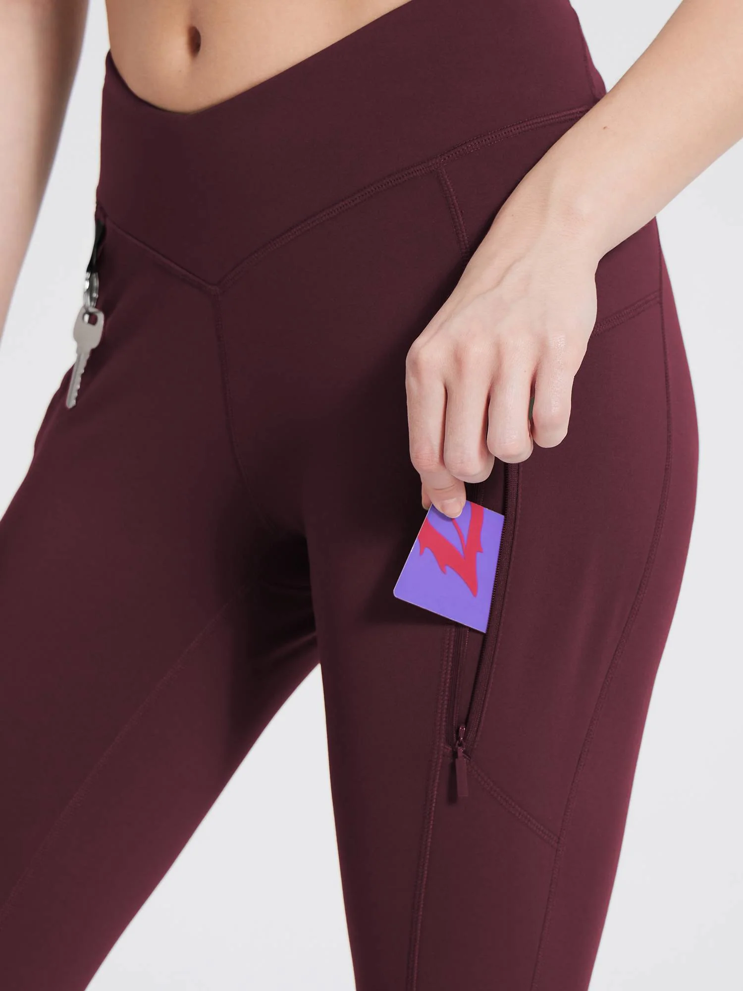 Fleece-Lined Multi-Pocket Hiking Leggings - Image 25
