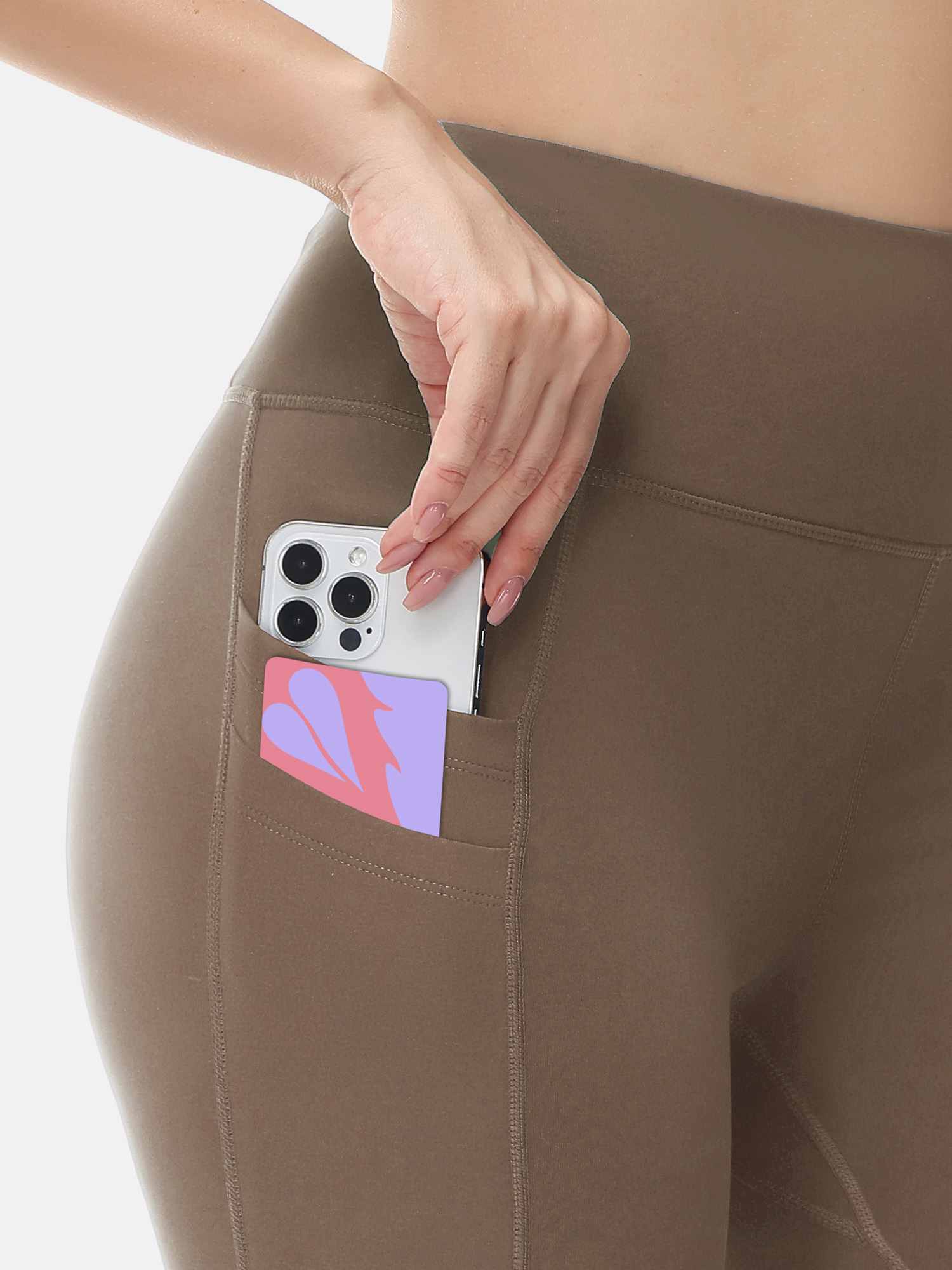 Fleece-Lined Water-Resistant Running Leggings - Image 11