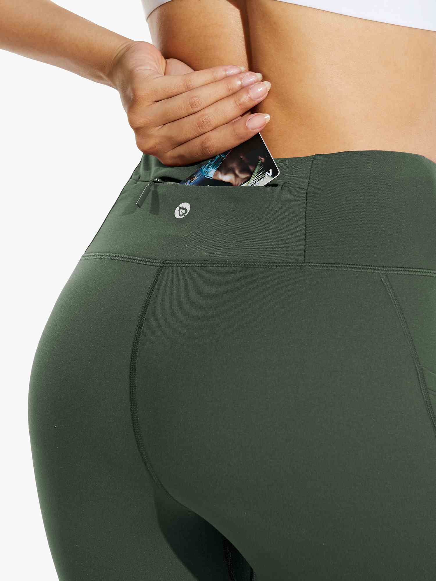 Fleece-Lined Water-Resistant Running Leggings - Image 22
