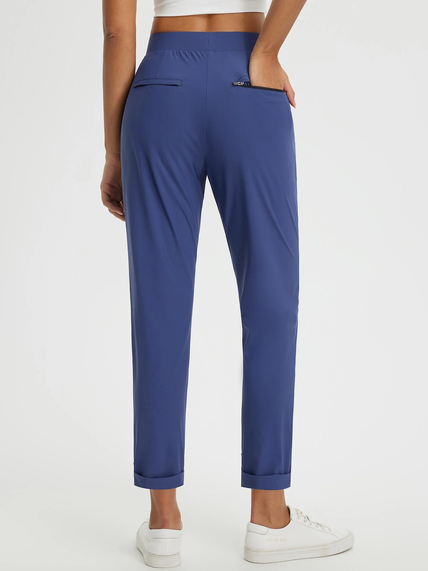 Dynamic Form High-Rise Tapered Trousers - Image 10