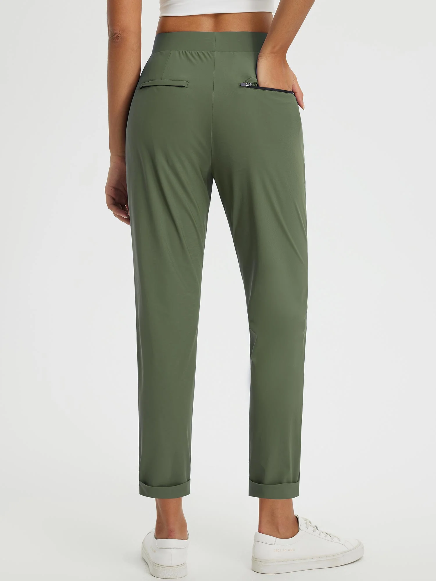 Dynamic Form High-Rise Tapered Trousers - Image 22