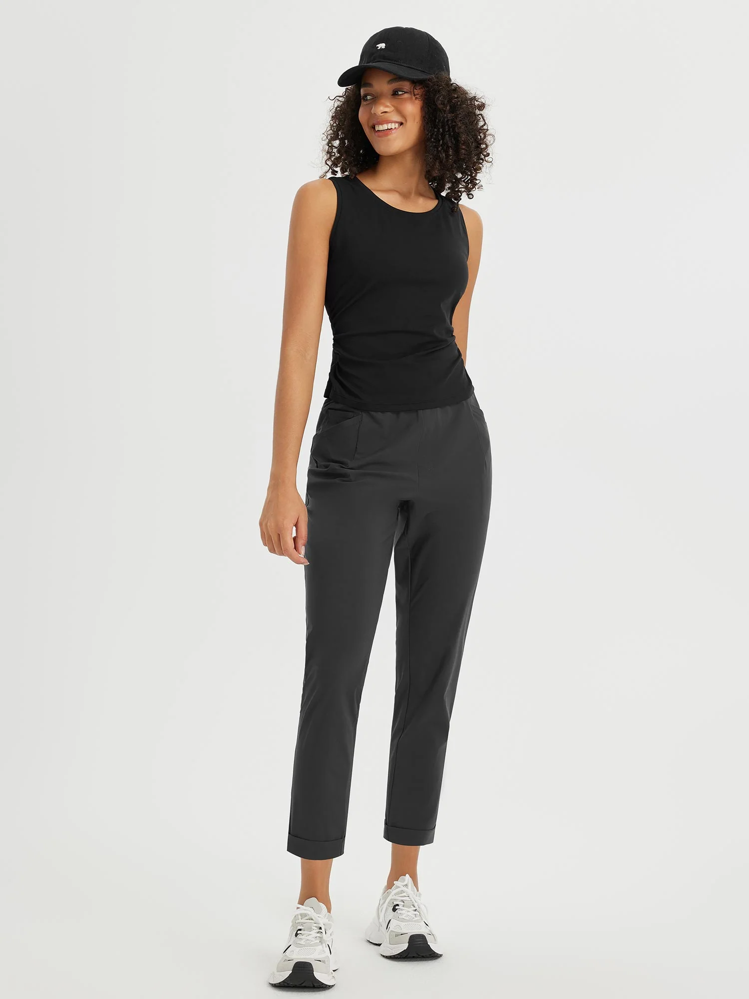 Dynamic Form High-Rise Tapered Trousers - Image 26