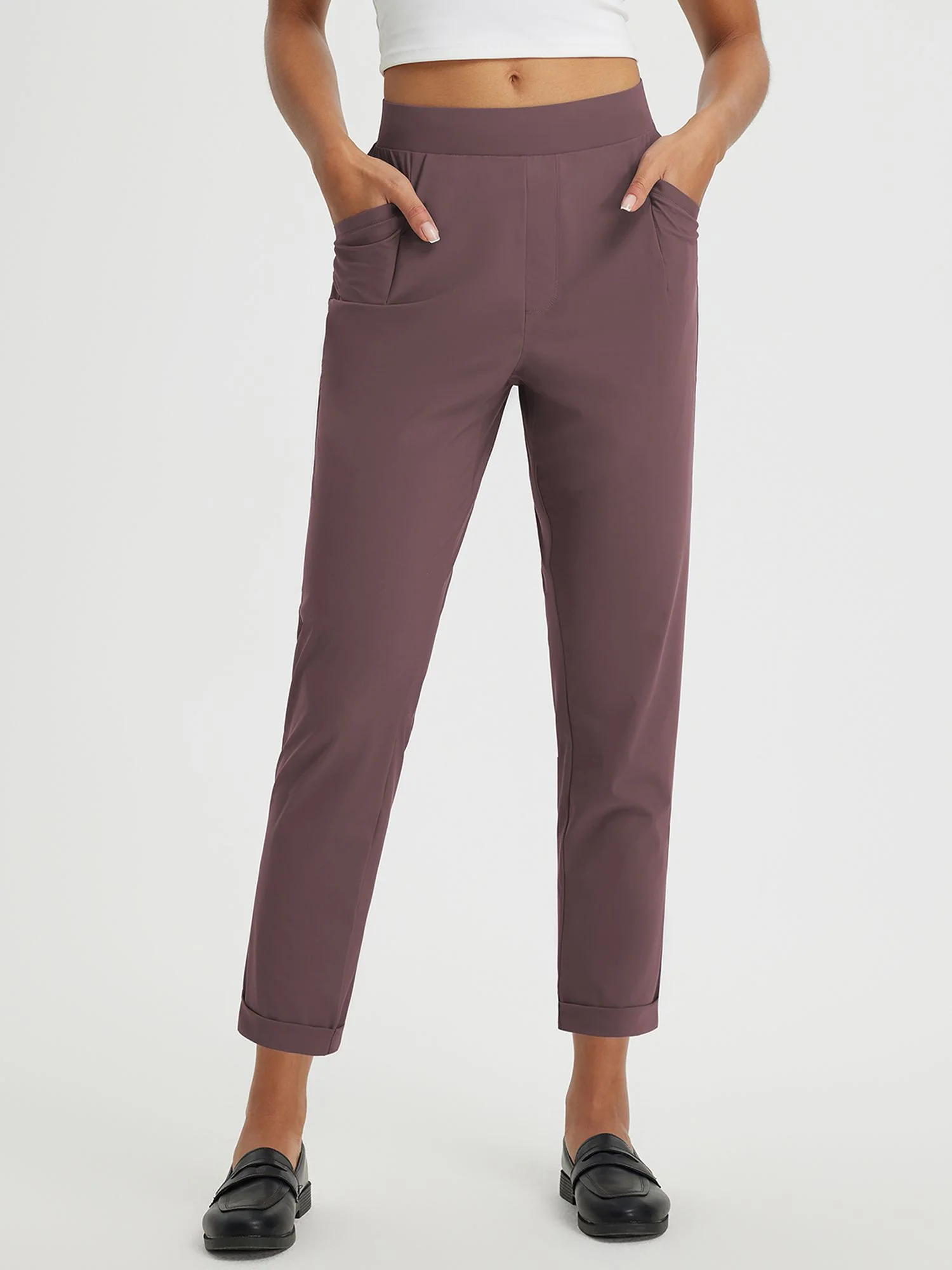 Dynamic Form High-Rise Tapered Trousers - Image 31