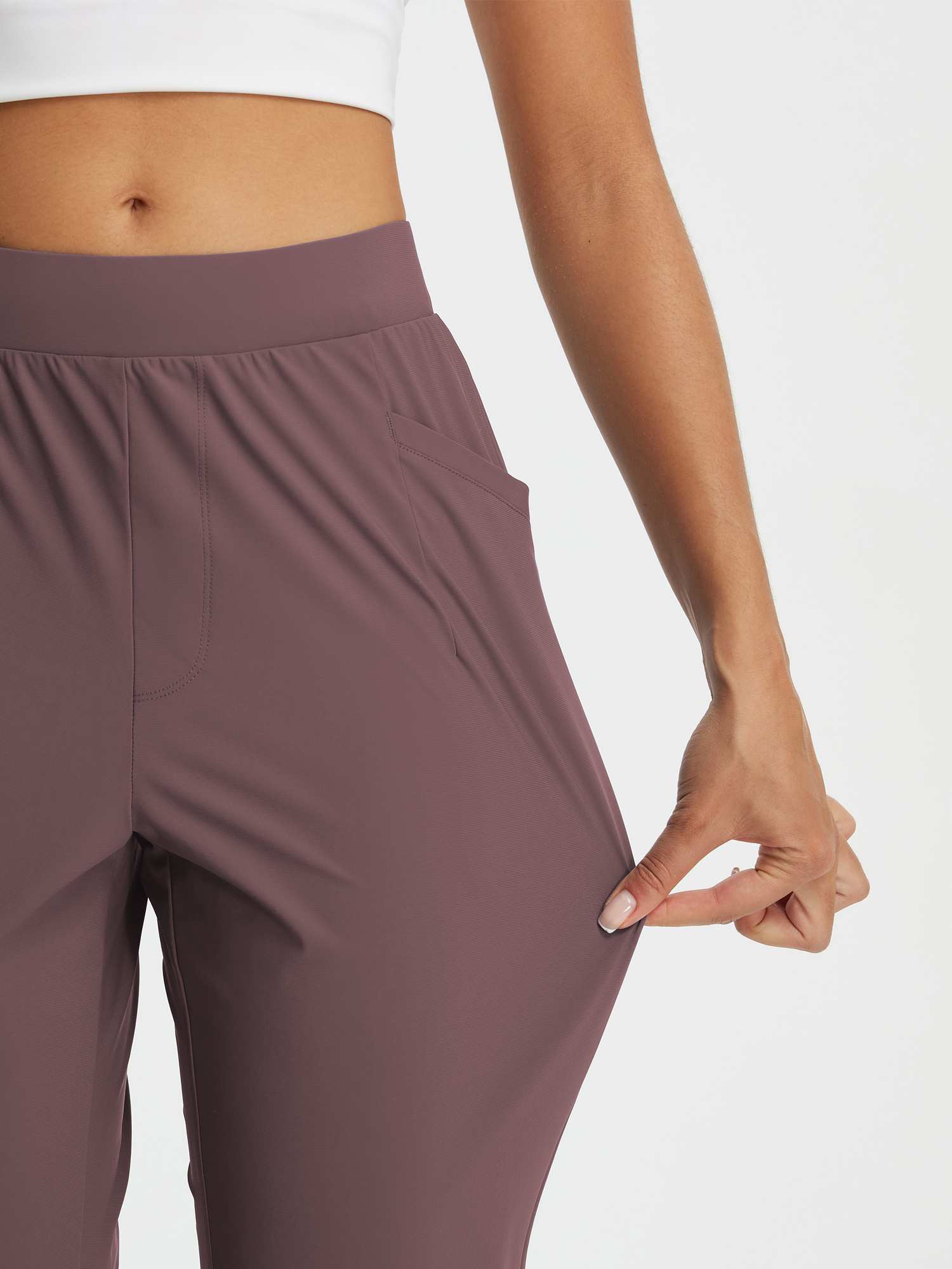 Dynamic Form High-Rise Tapered Trousers - Image 35