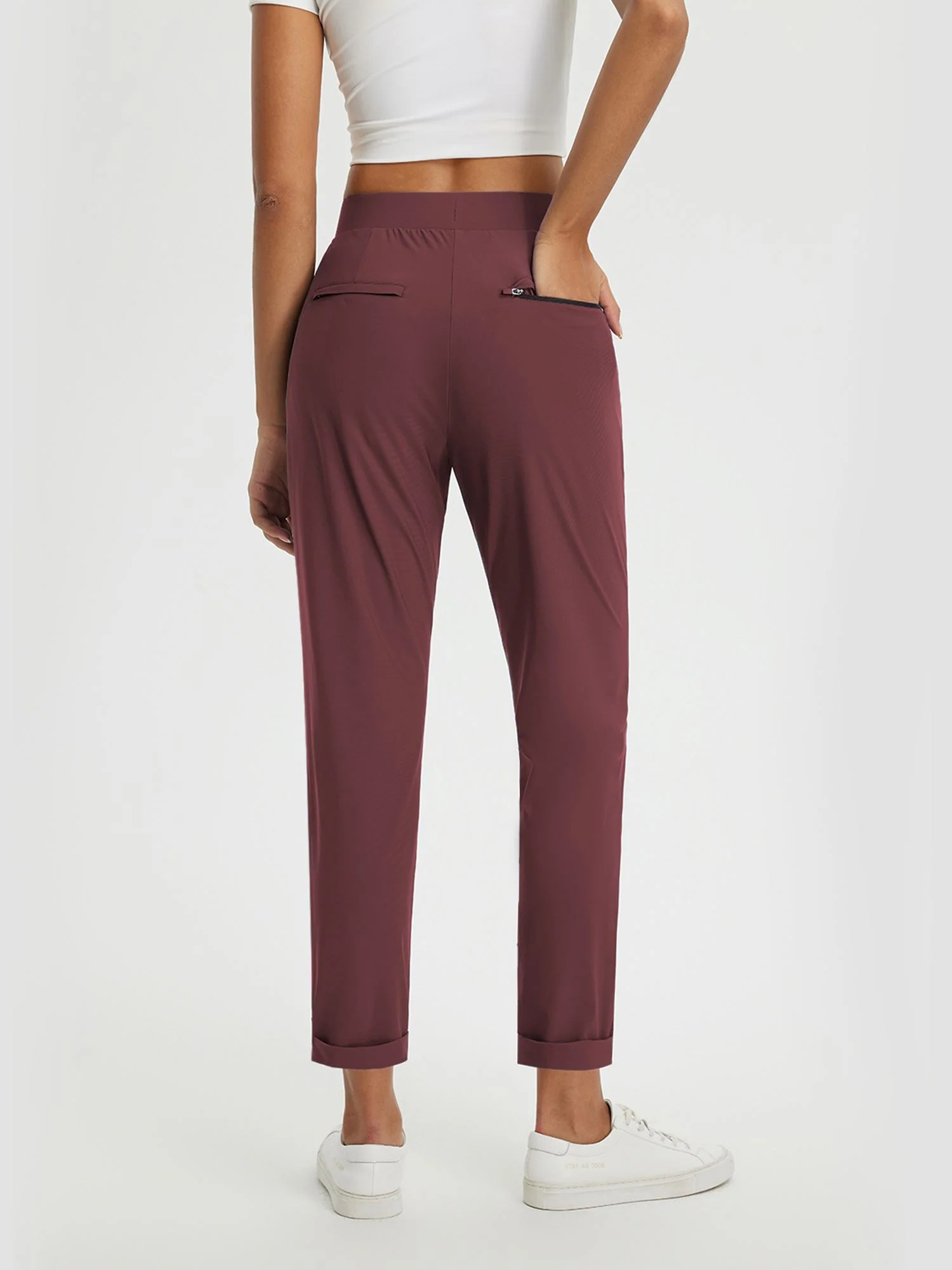 Dynamic Form High-Rise Tapered Trousers - Image 40