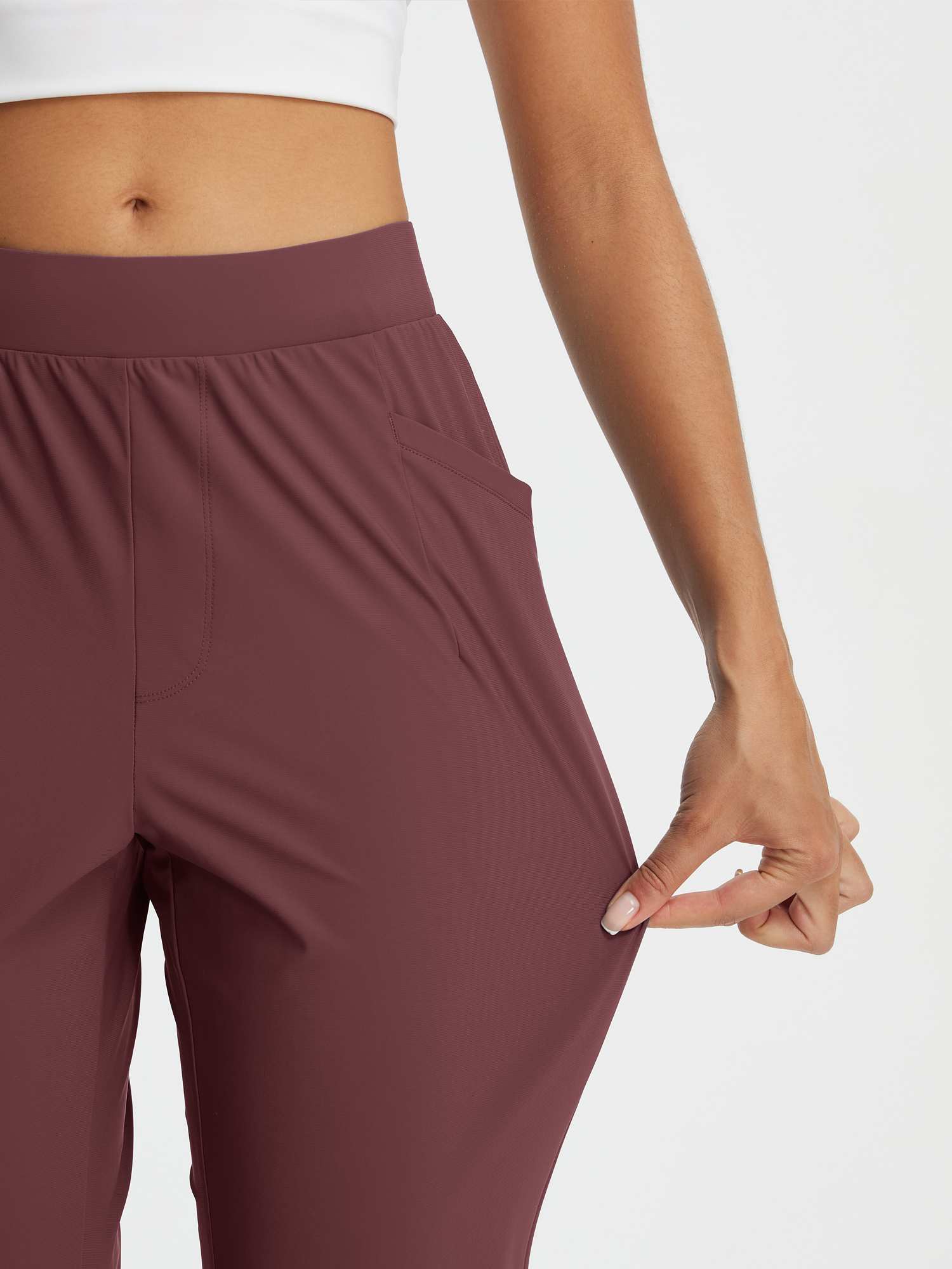 Dynamic Form High-Rise Tapered Trousers - Image 41