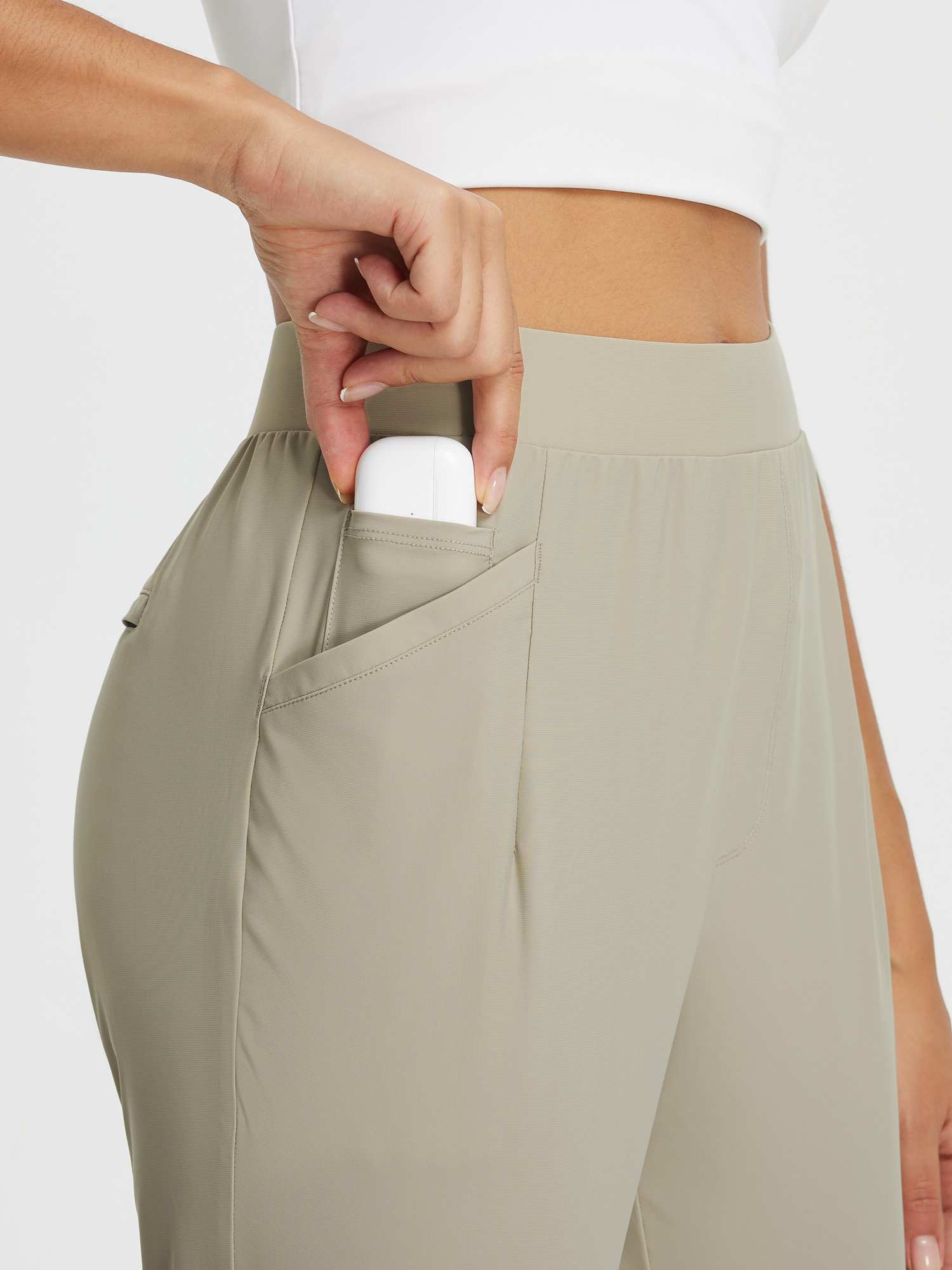 Dynamic Form High-Rise Tapered Trousers - Image 48
