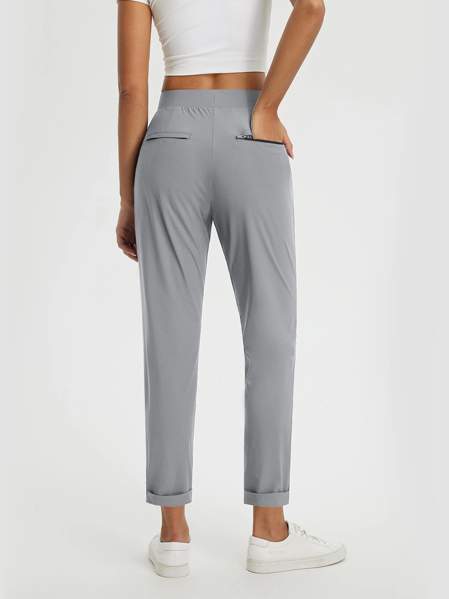 Dynamic Form High-Rise Tapered Trousers - Image 52
