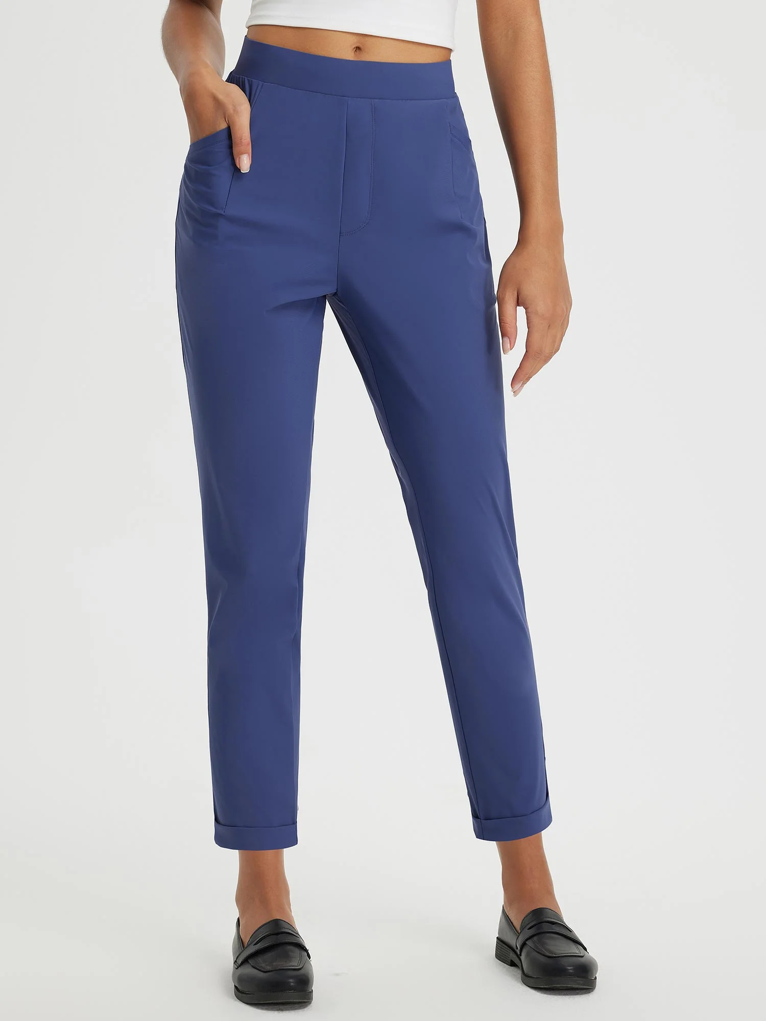 Dynamic Form High-Rise Tapered Trousers - Image 7