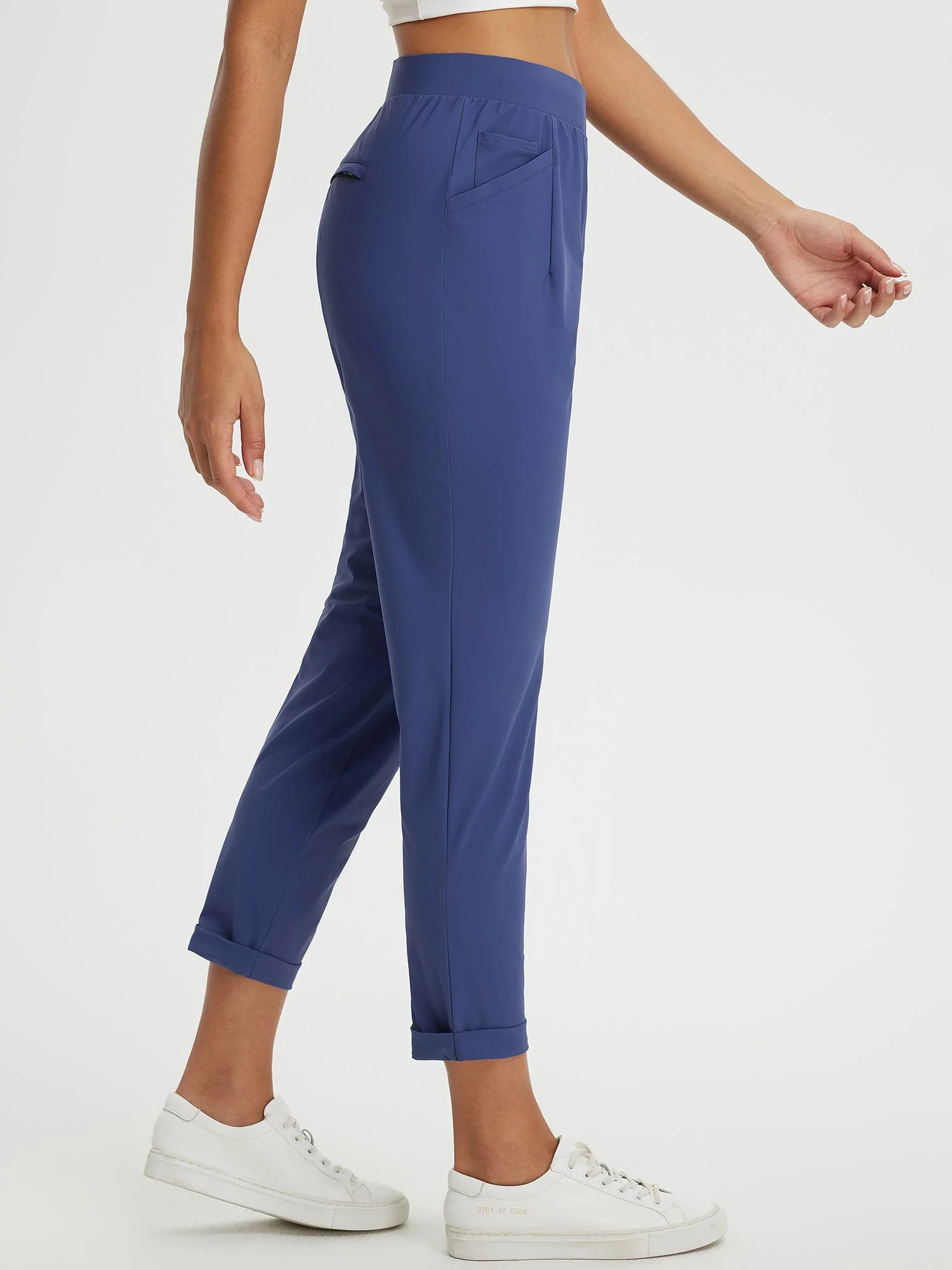 Dynamic Form High-Rise Tapered Trousers - Image 9