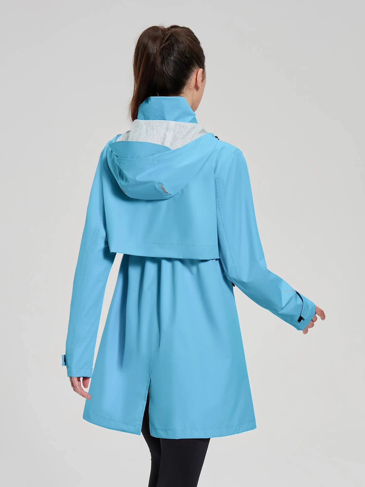 Flyleaf Mid-Length Hooded Waterproof Jacket - Image 10