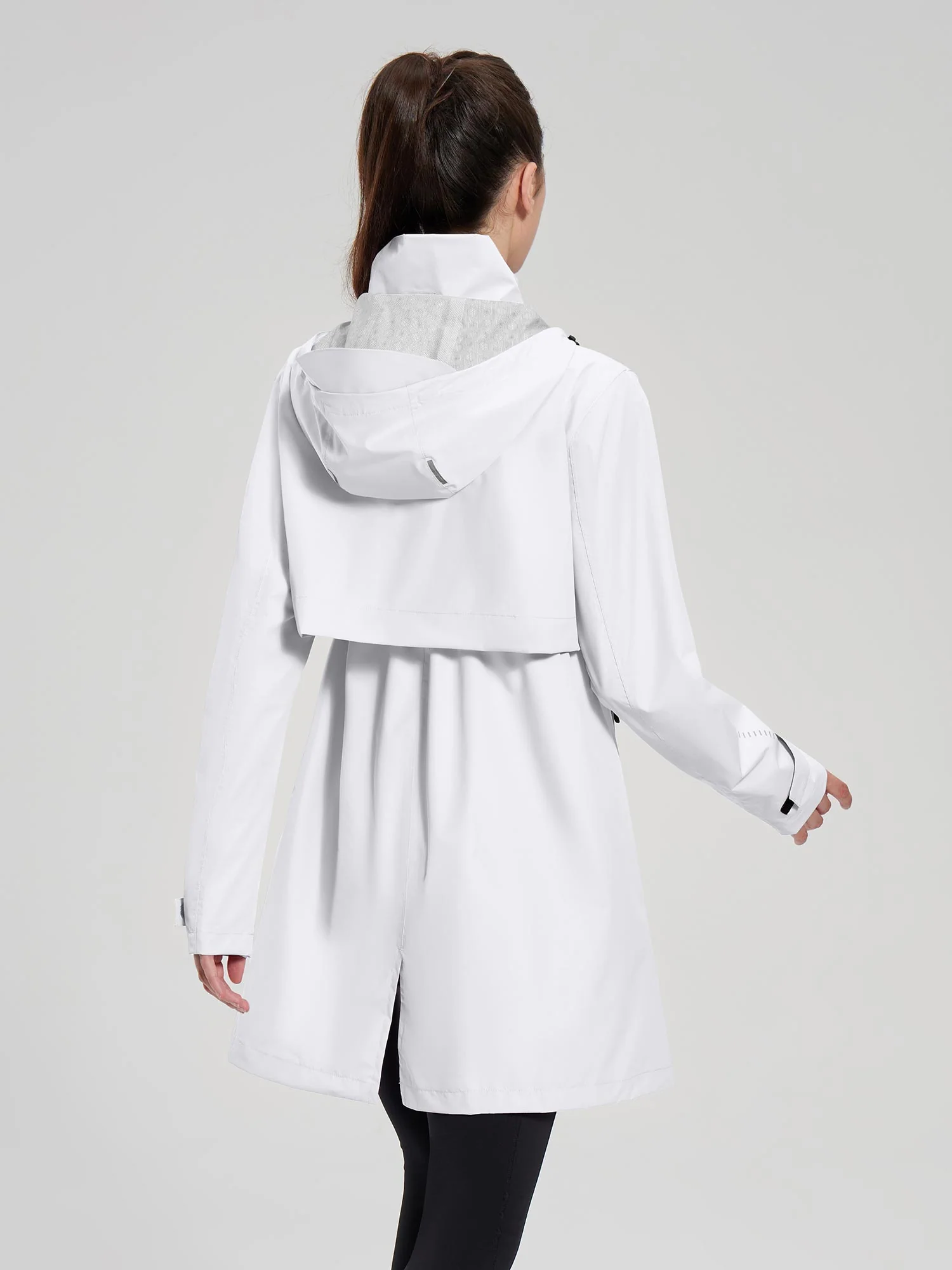 Flyleaf Mid-Length Hooded Waterproof Jacket - Image 16