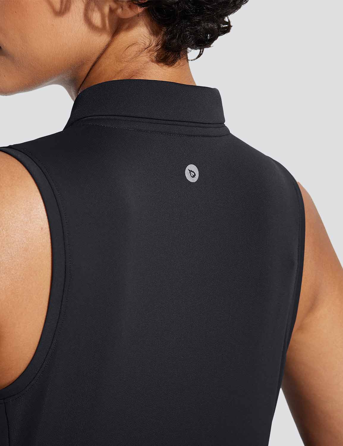 Flyleaf UPF 50+ Quick-Dry Sleeveless Golf Polo Shirt - Image 23
