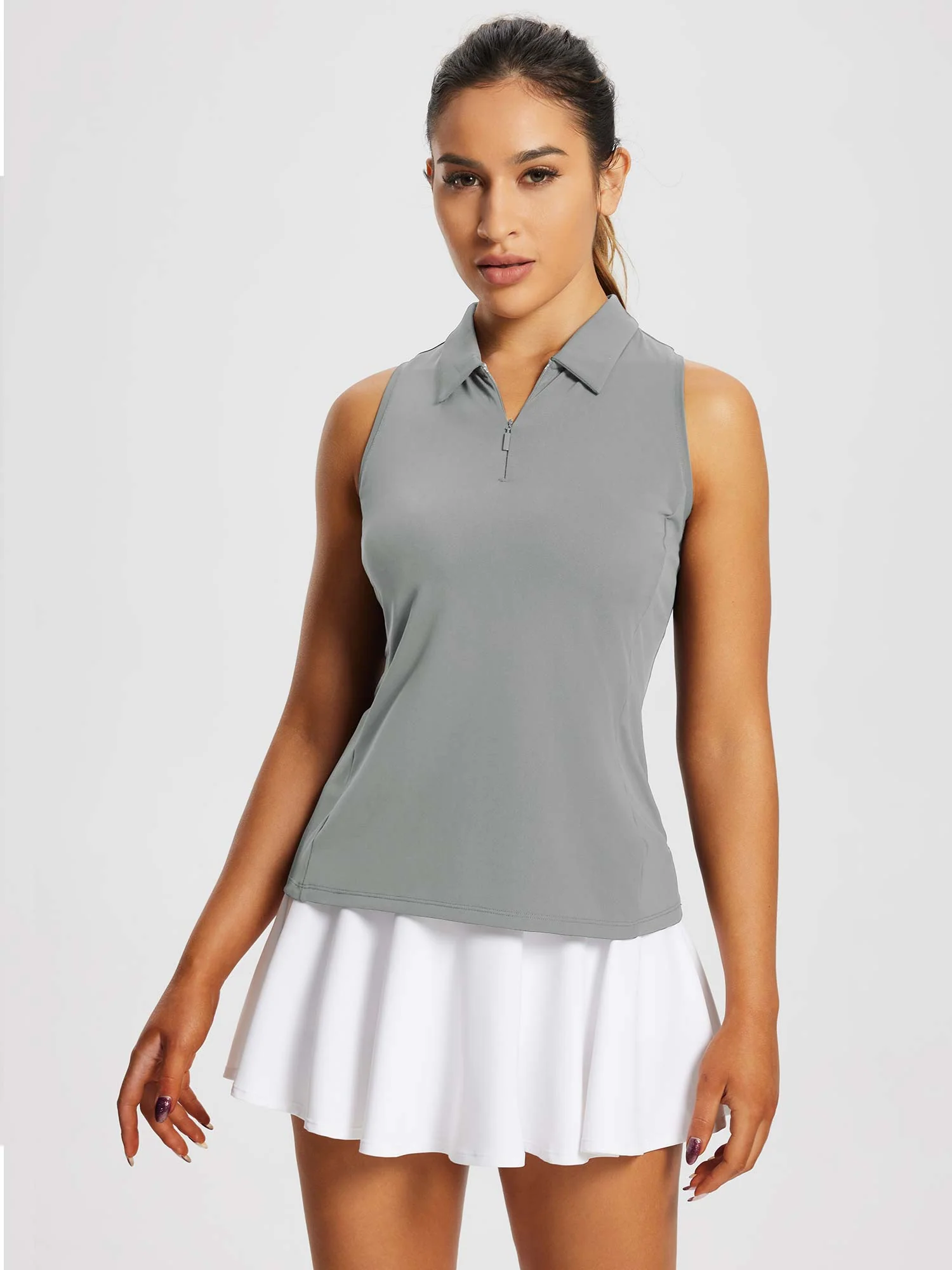 Women's Sleeveless Golf Polo Shirt - Image 52