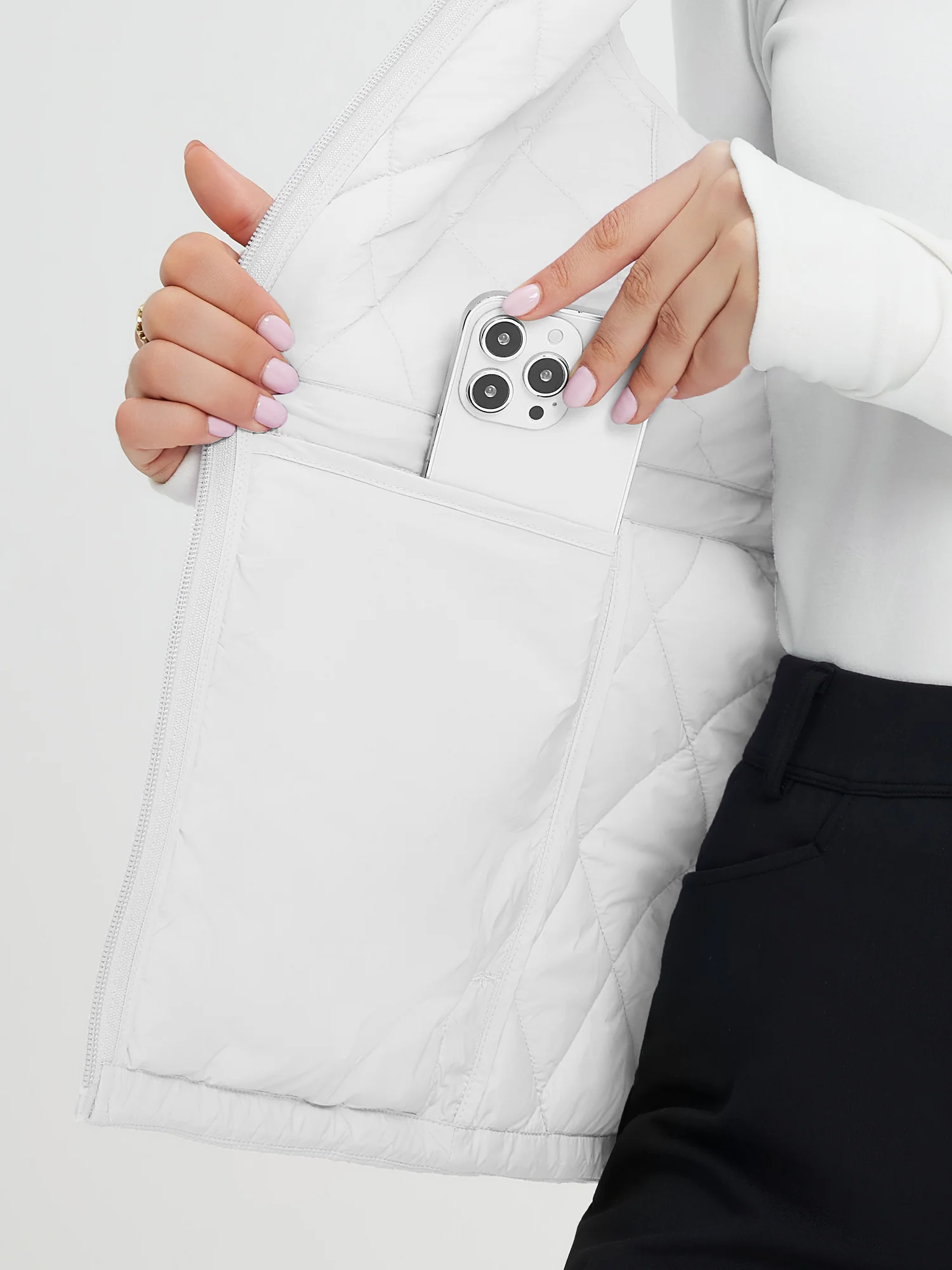 Golf Waist Drawstring Cotton Vest - Image 4