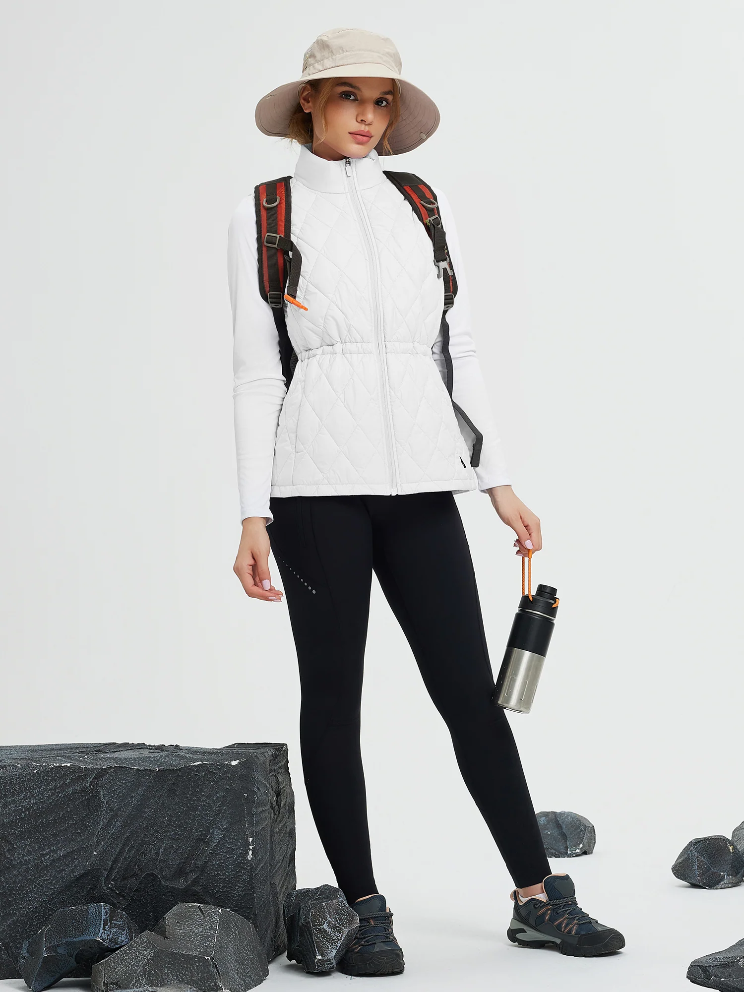 Golf Waist Drawstring Cotton Vest - Image 6