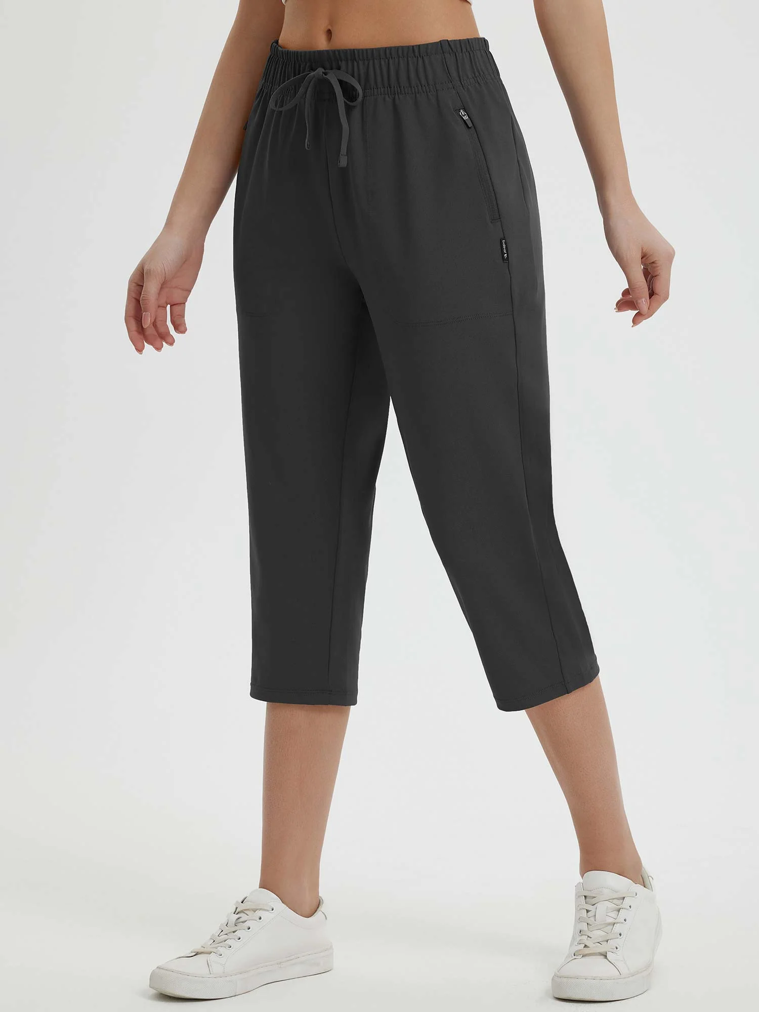 Women's 19" Quick-Dry Yoga Capri Pants - Image 24