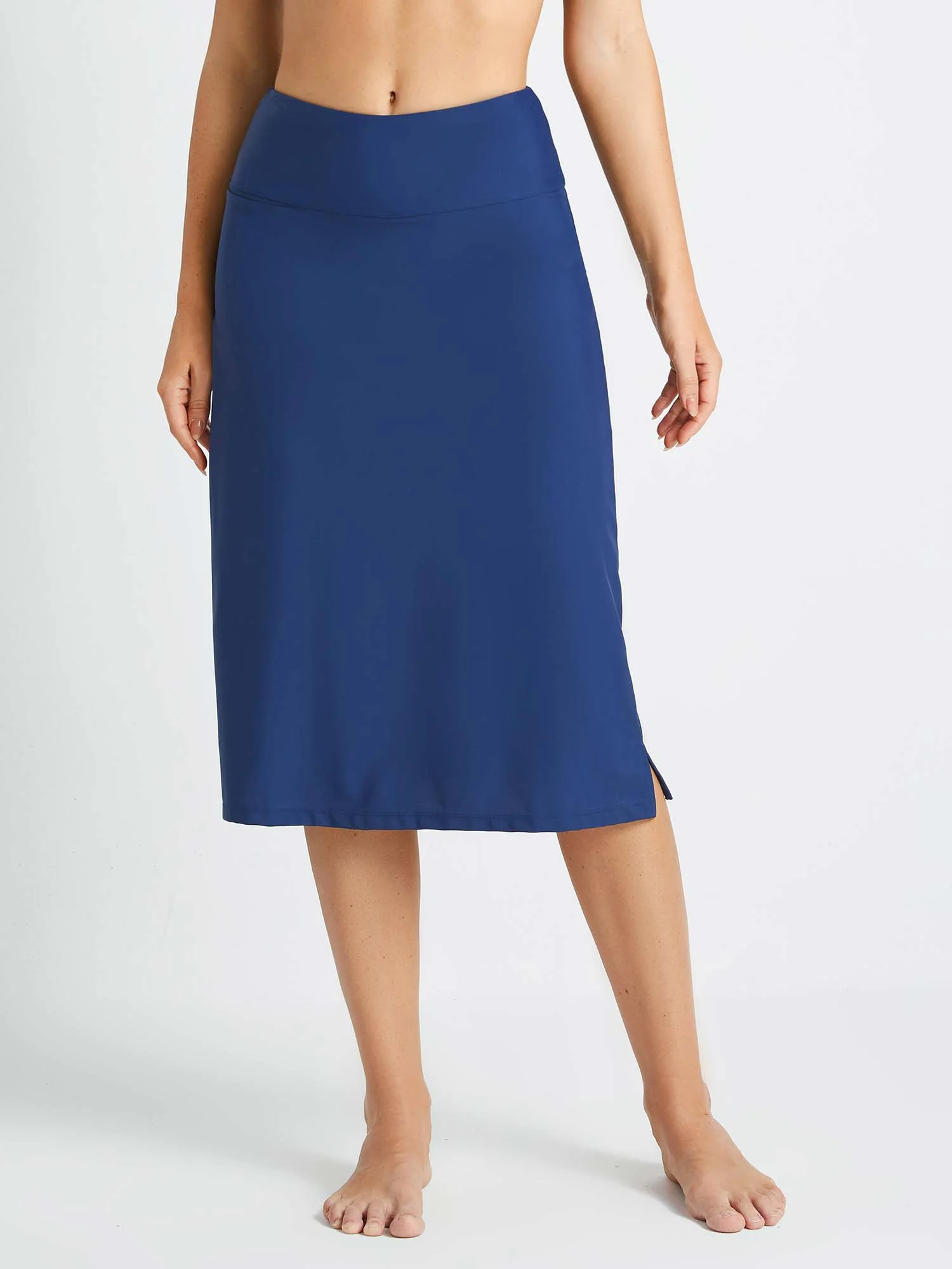 High Waisted Split-Hem Swim Skirt - Image 22