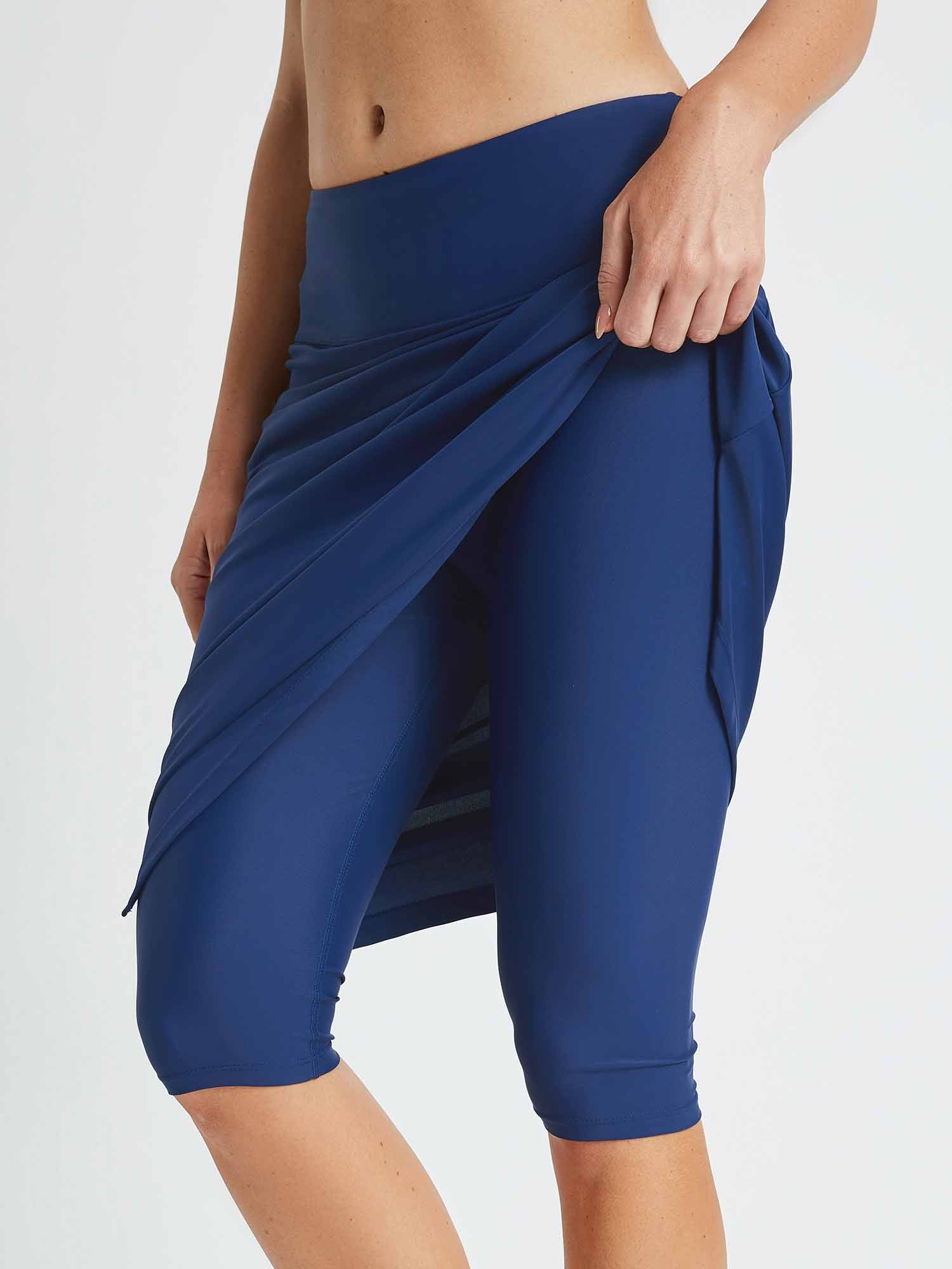High Waisted Split-Hem Swim Skirt - Image 23