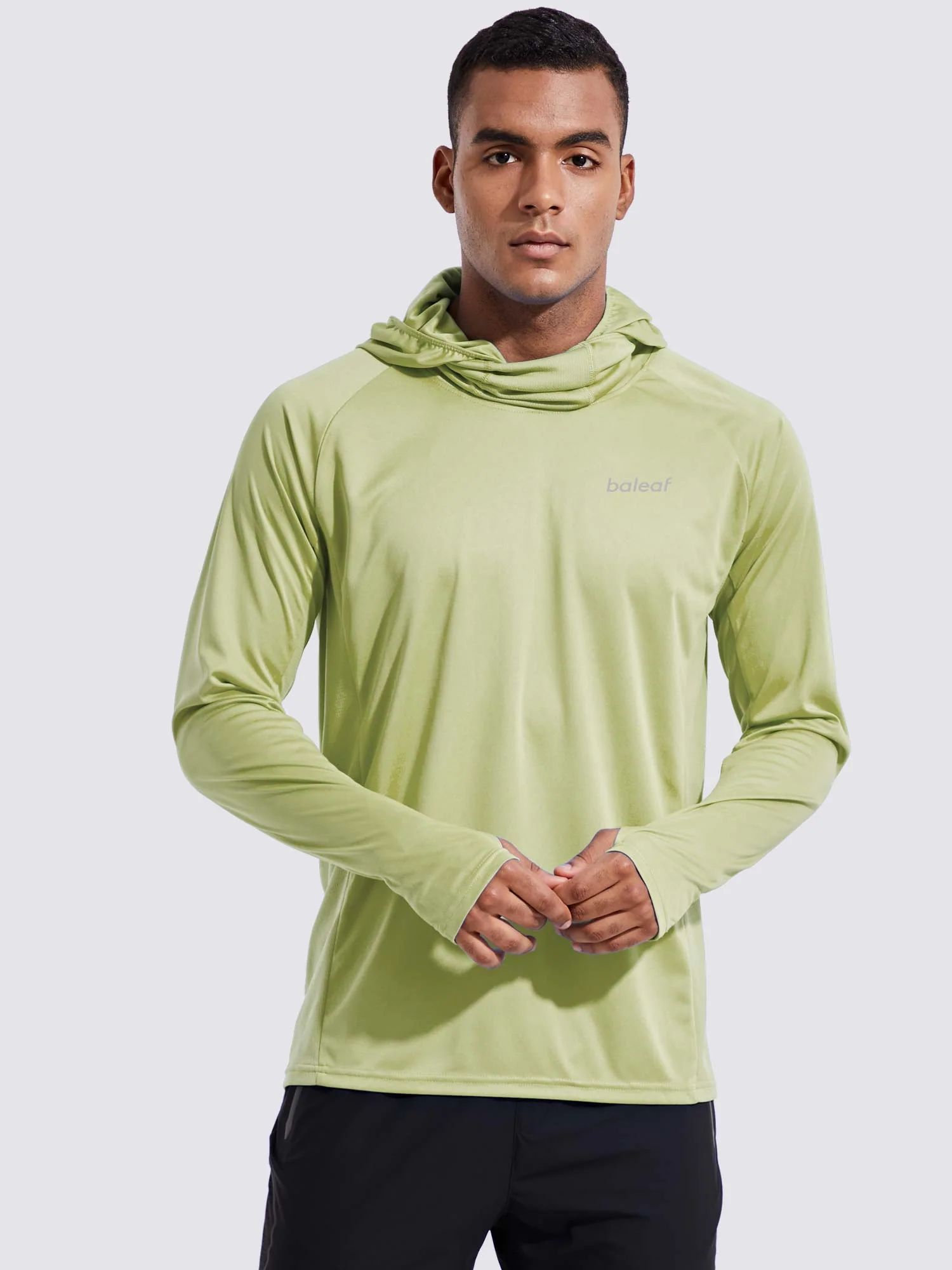 Men's UPF 50+ Sun Protection Hoodie with Built-in Mask - Image 13