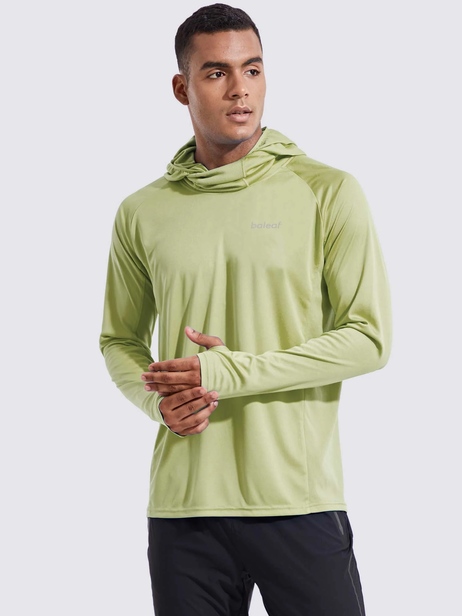 Men's UPF 50+ Sun Protection Hoodie with Built-in Mask - Image 15