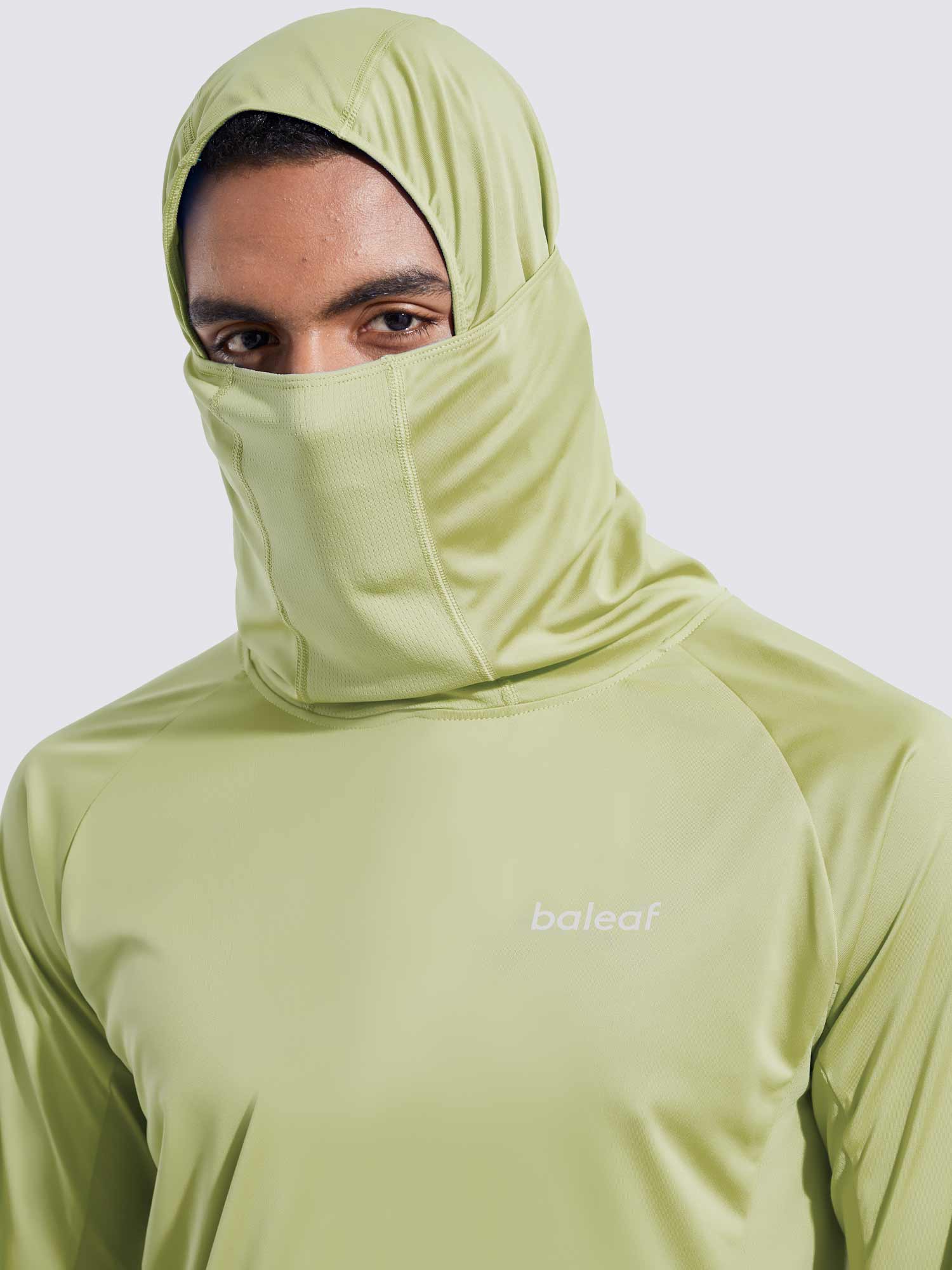 Men's UPF 50+ Sun Protection Hoodie with Built-in Mask - Image 16