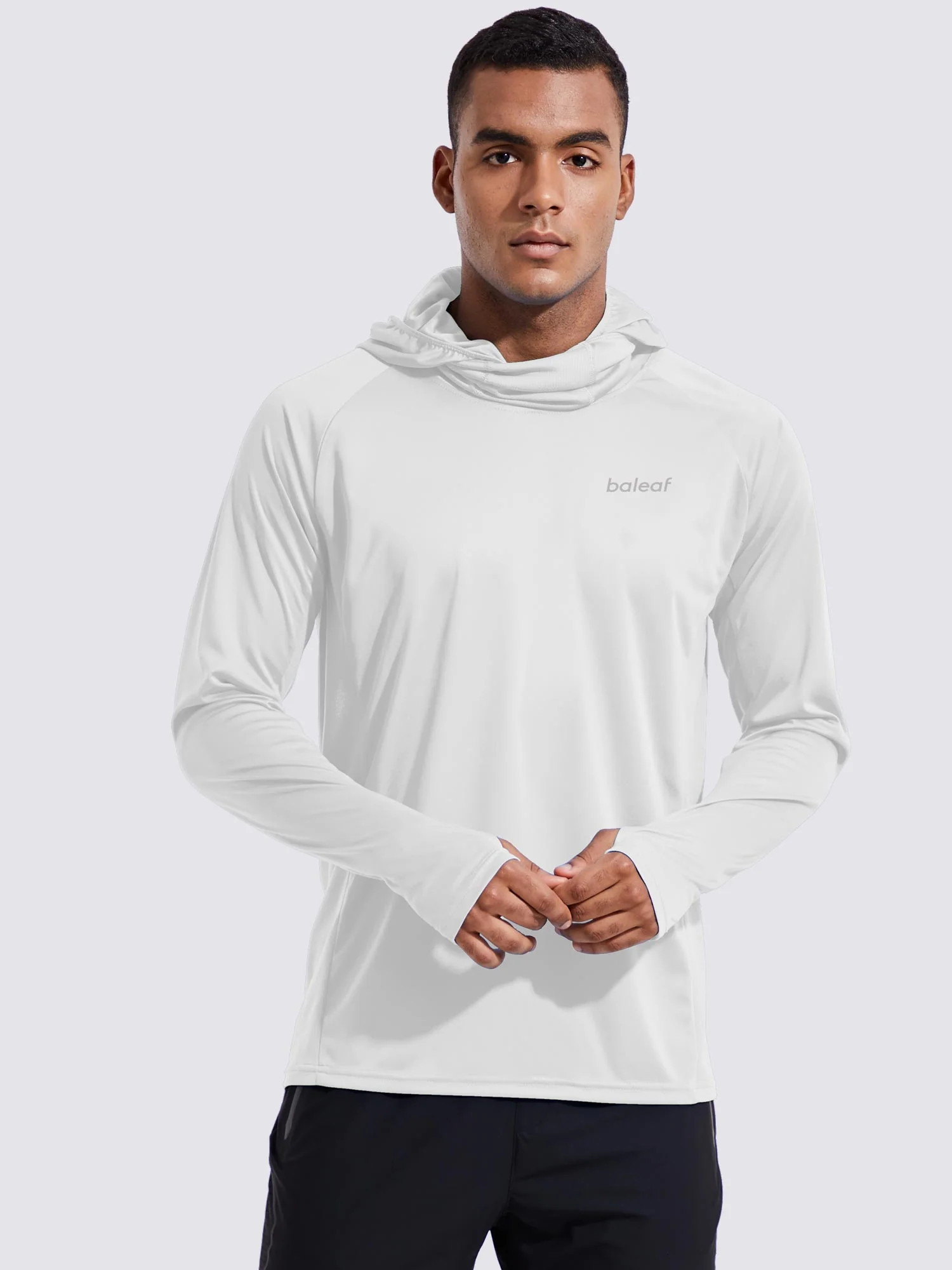 Men's UPF 50+ Sun Protection Hoodie with Built-in Mask - Image 19