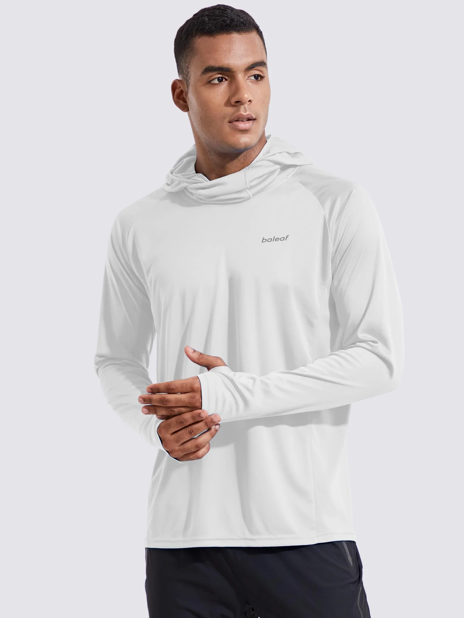 Men's UPF 50+ Sun Protection Hoodie with Built-in Mask - Image 21