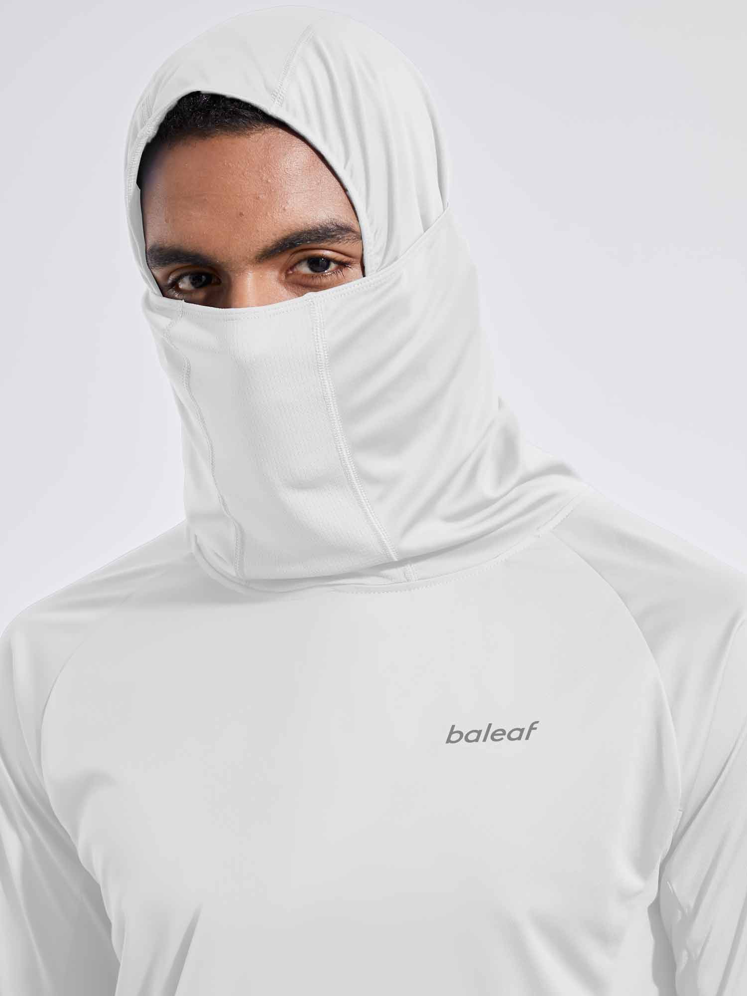 Men's UPF 50+ Sun Protection Hoodie with Built-in Mask - Image 22