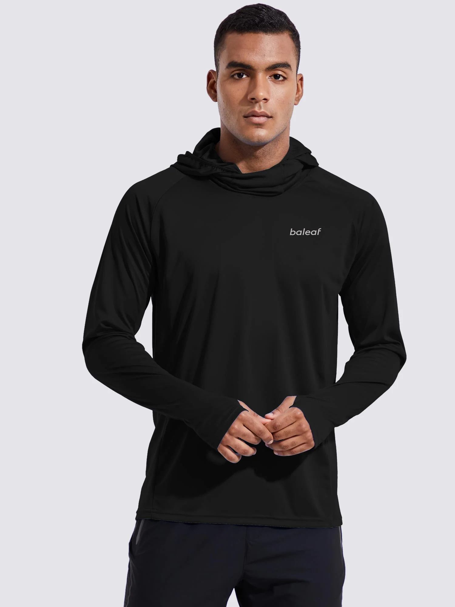 Men's UPF 50+ Sun Protection Hoodie with Built-in Mask - Image 31