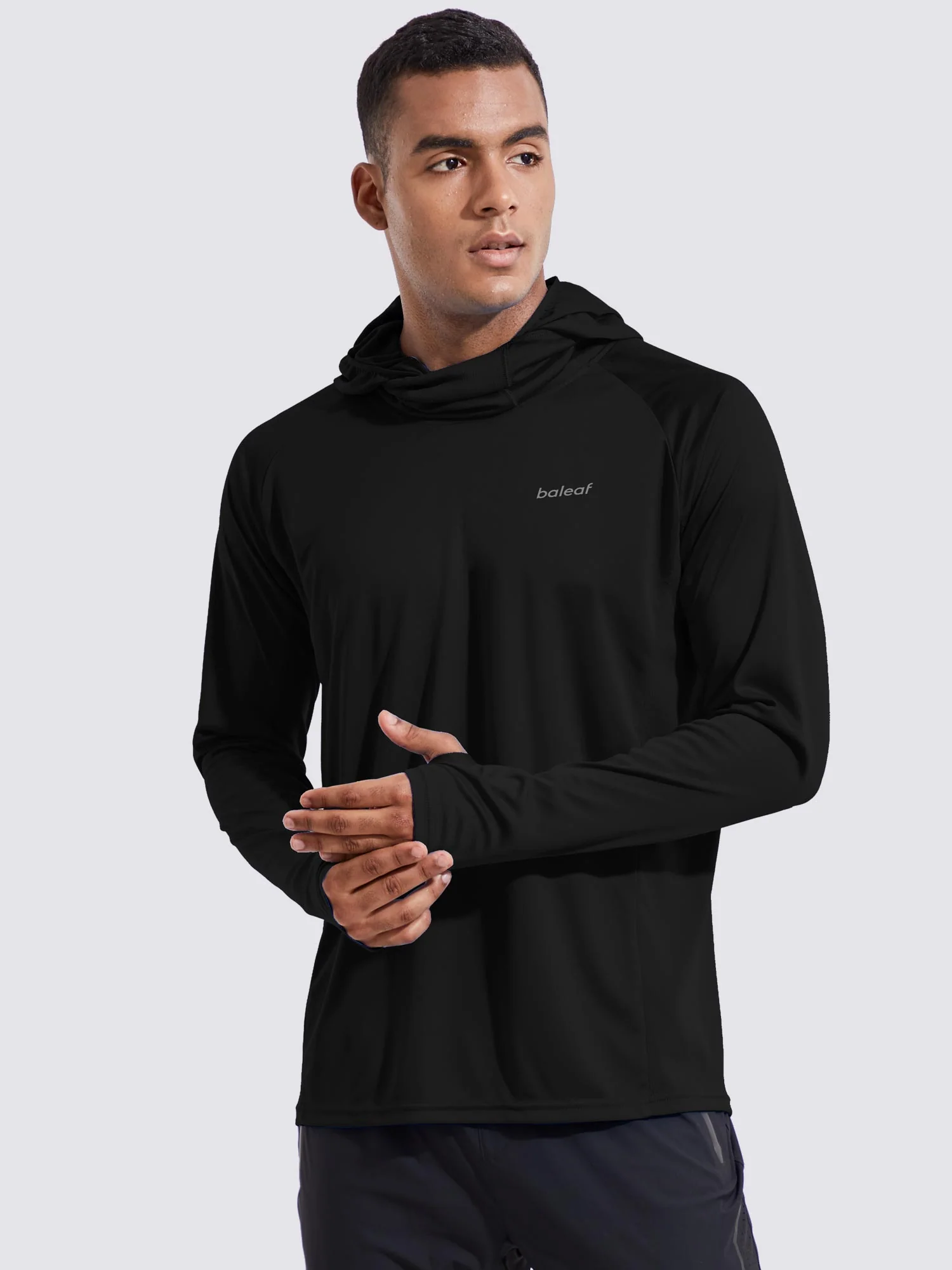 Men's UPF 50+ Sun Protection Hoodie with Built-in Mask - Image 33