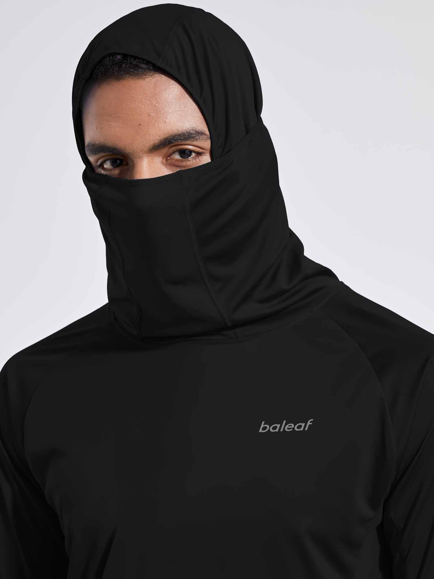 Men's UPF 50+ Sun Protection Hoodie with Built-in Mask - Image 34