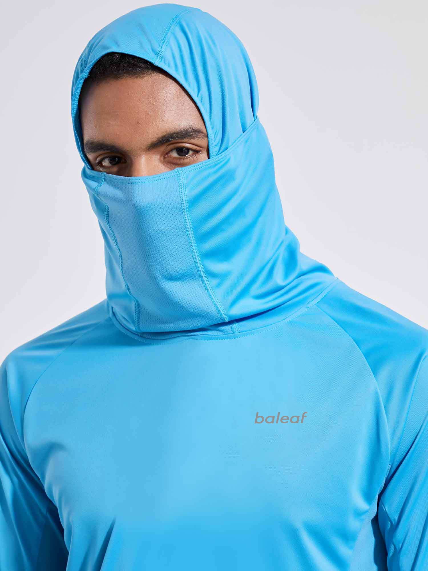 Men's UPF 50+ Sun Protection Hoodie with Built-in Mask - Image 7